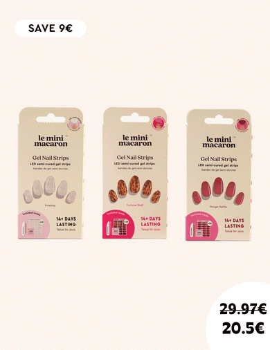 3 Gel Nail Strips Set