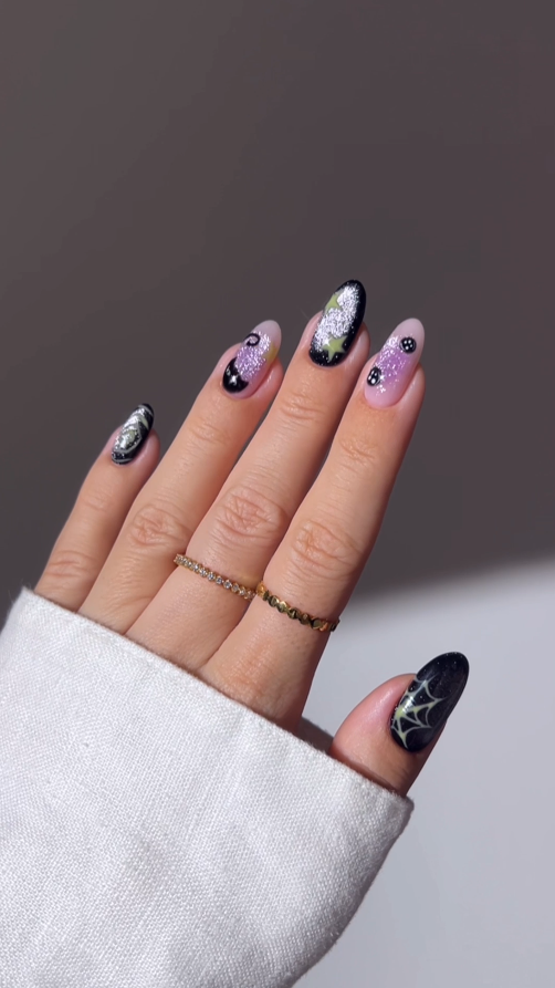Coraline Inspo Nails