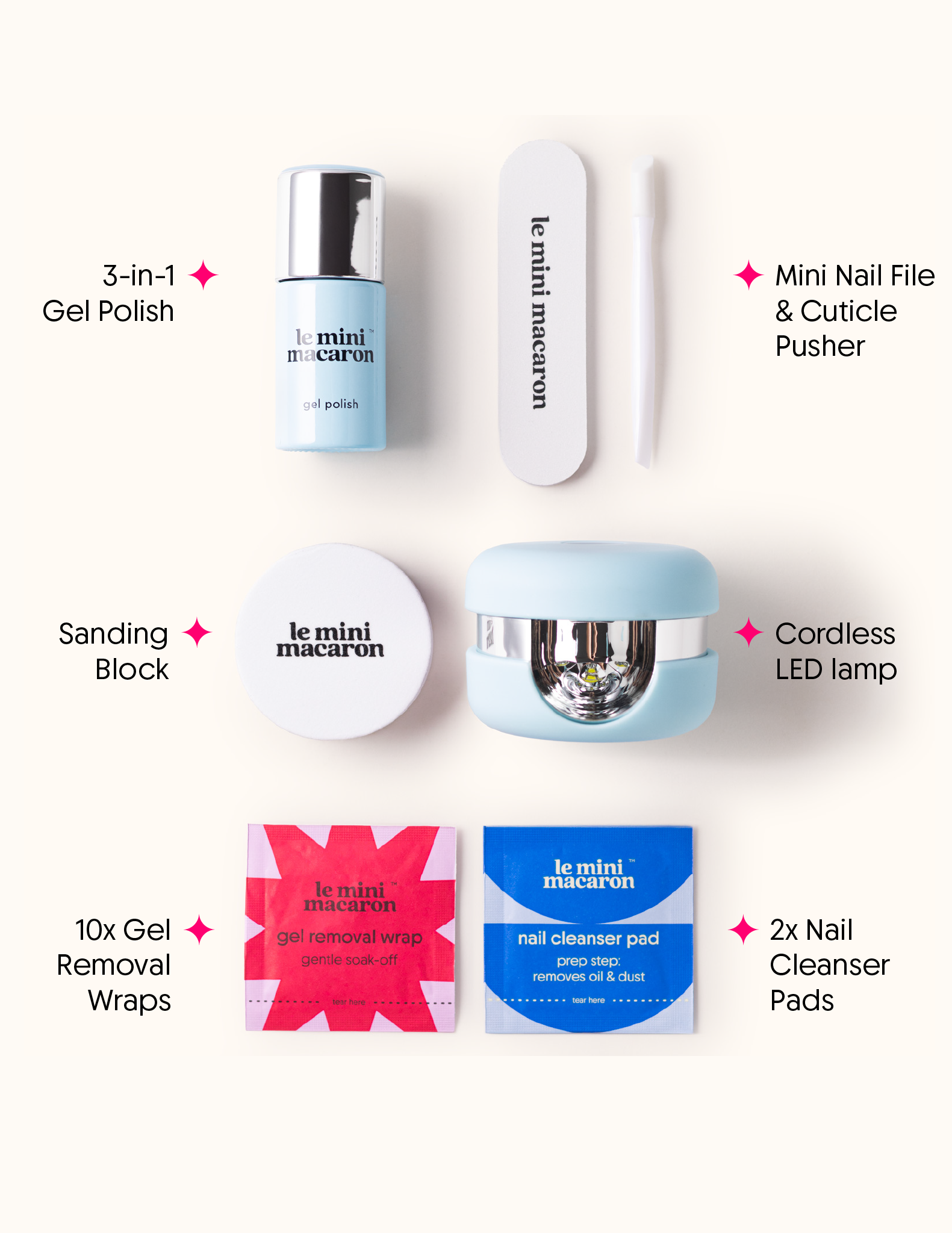 Cloud Puff - Cordless Gel Manicure Kit