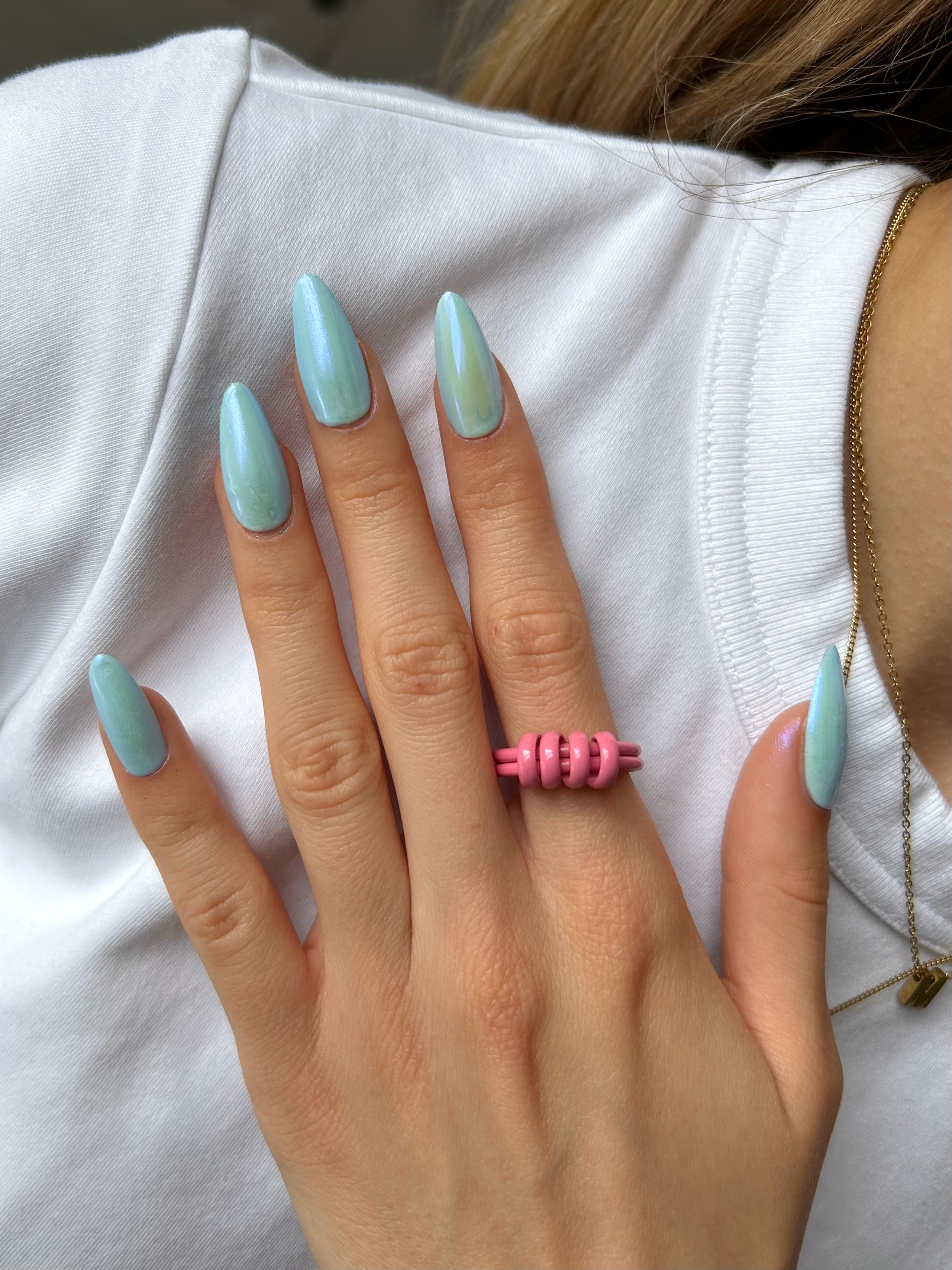 Celestial Blue - Liquid Nail Powder - Le Mini Macaron