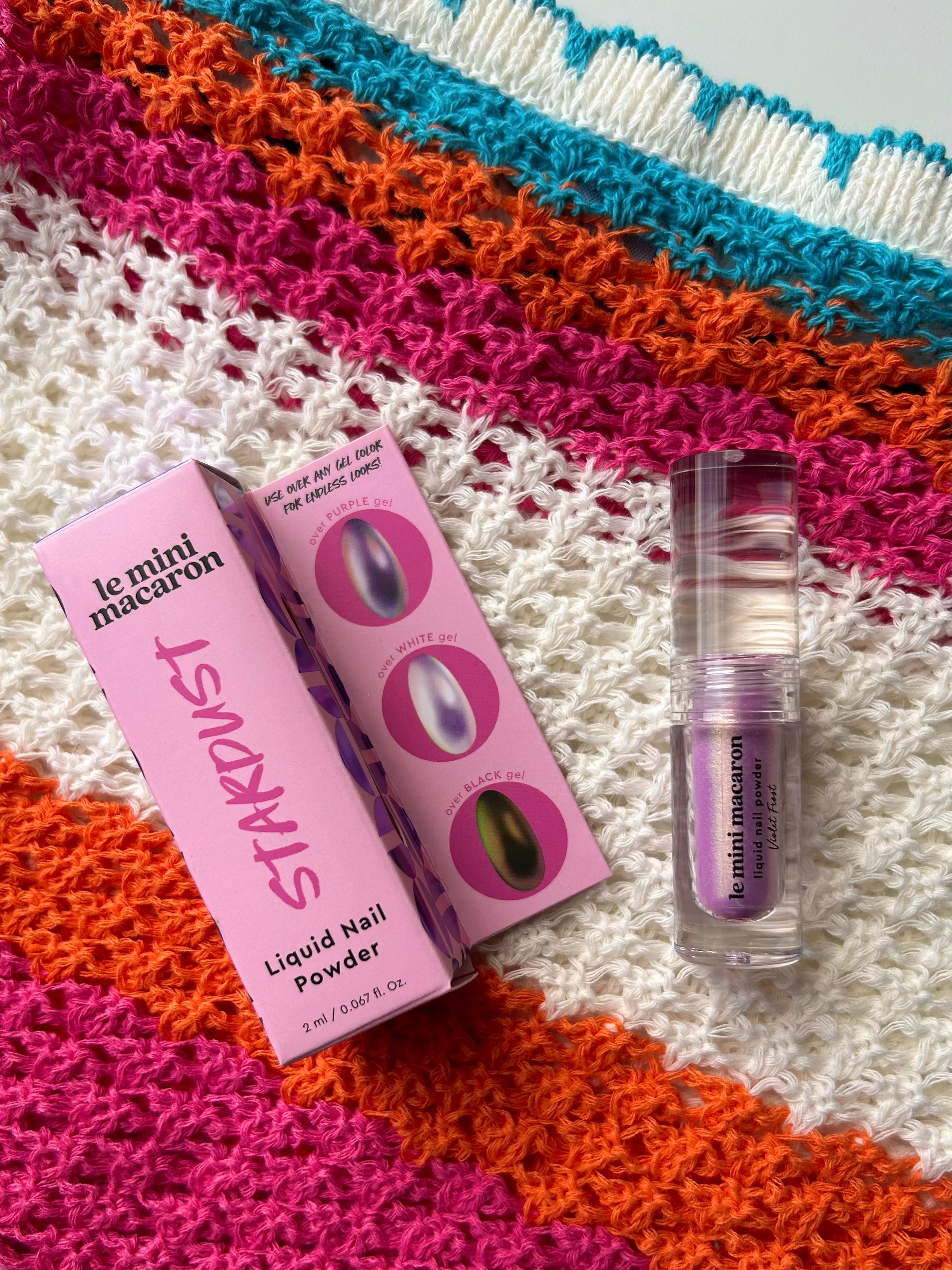 Violet Frost - Liquid Nail Powder - Le Mini Macaron