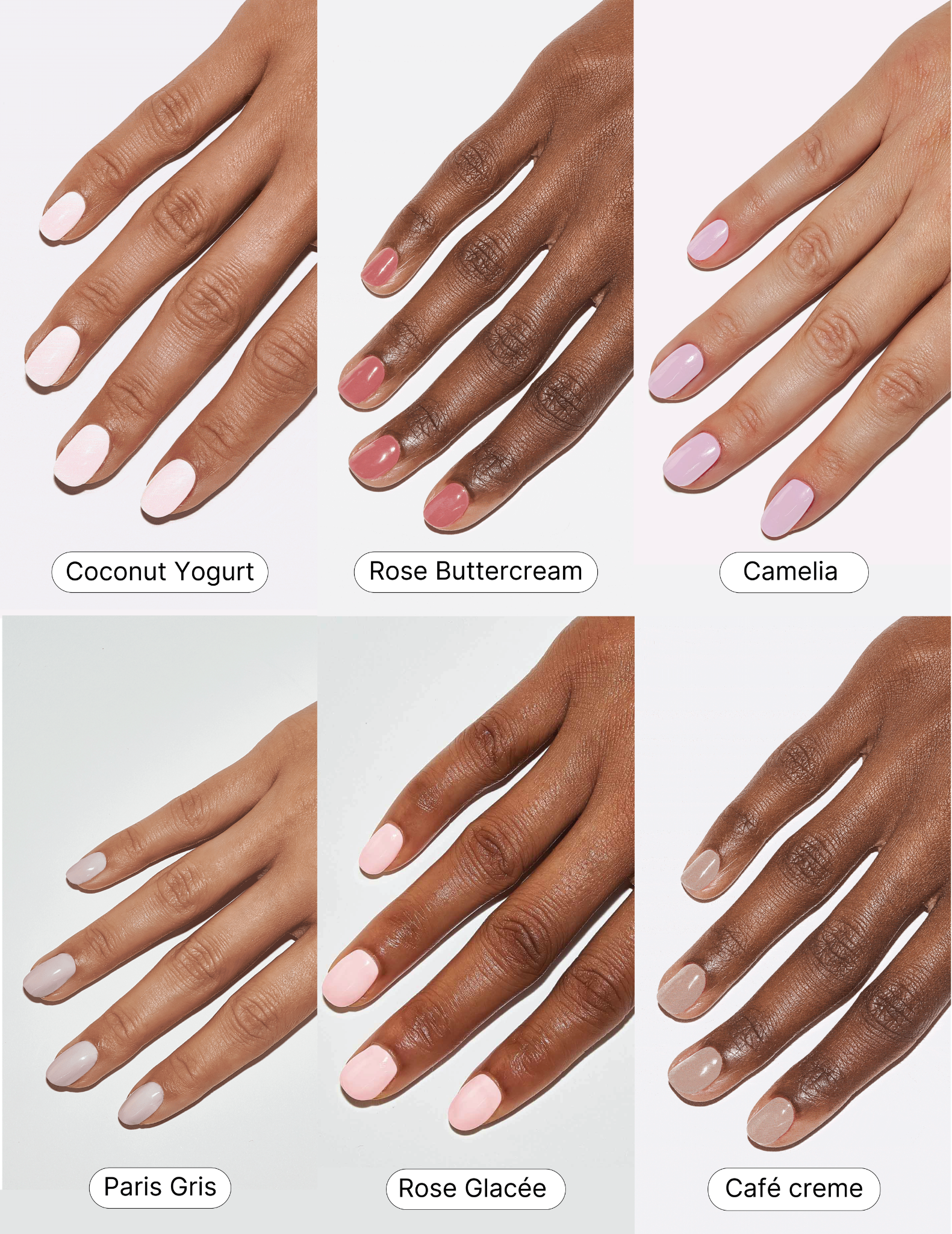 Lights & Medium Nudes – Gel Polish Bundle