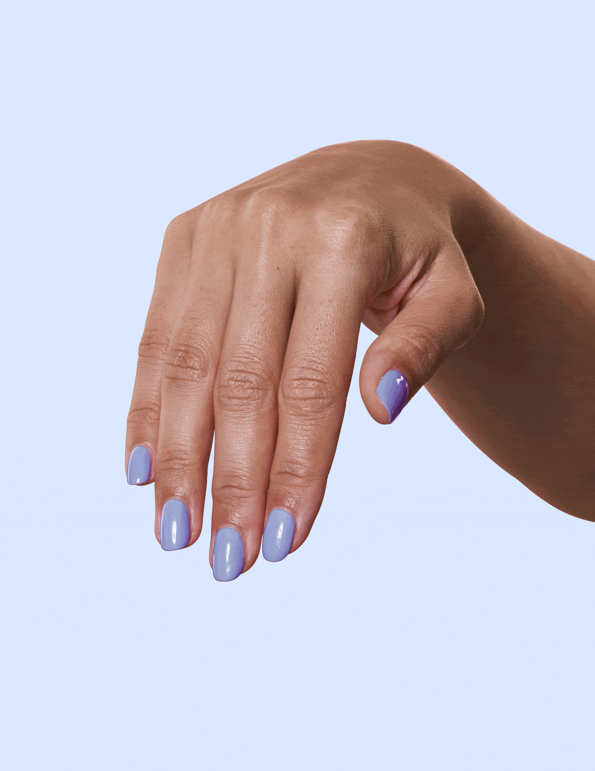 Fleur Bleue - Gel Polish - Le Mini Macaron
