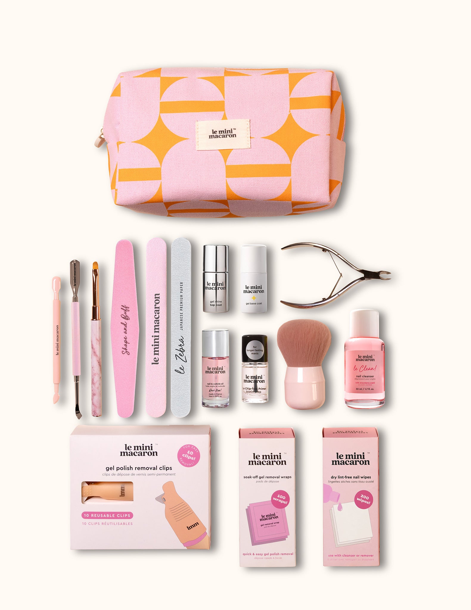 Full Advanced Mani Bundle with complete mani prep essentials from Le Mini Macaron