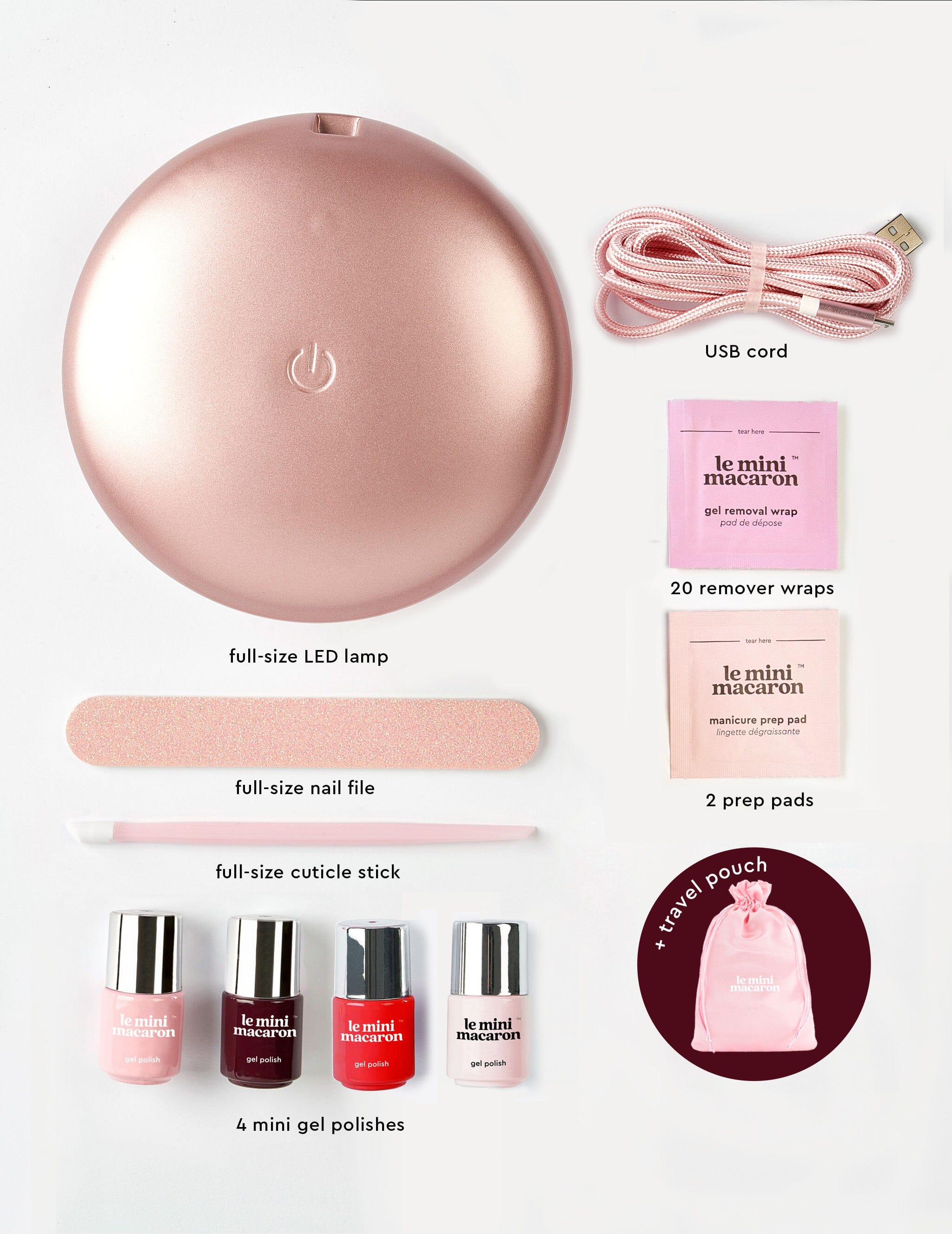 Maxi J´adore Paris! - Gel Manicure Kit - Le Mini Macaron
