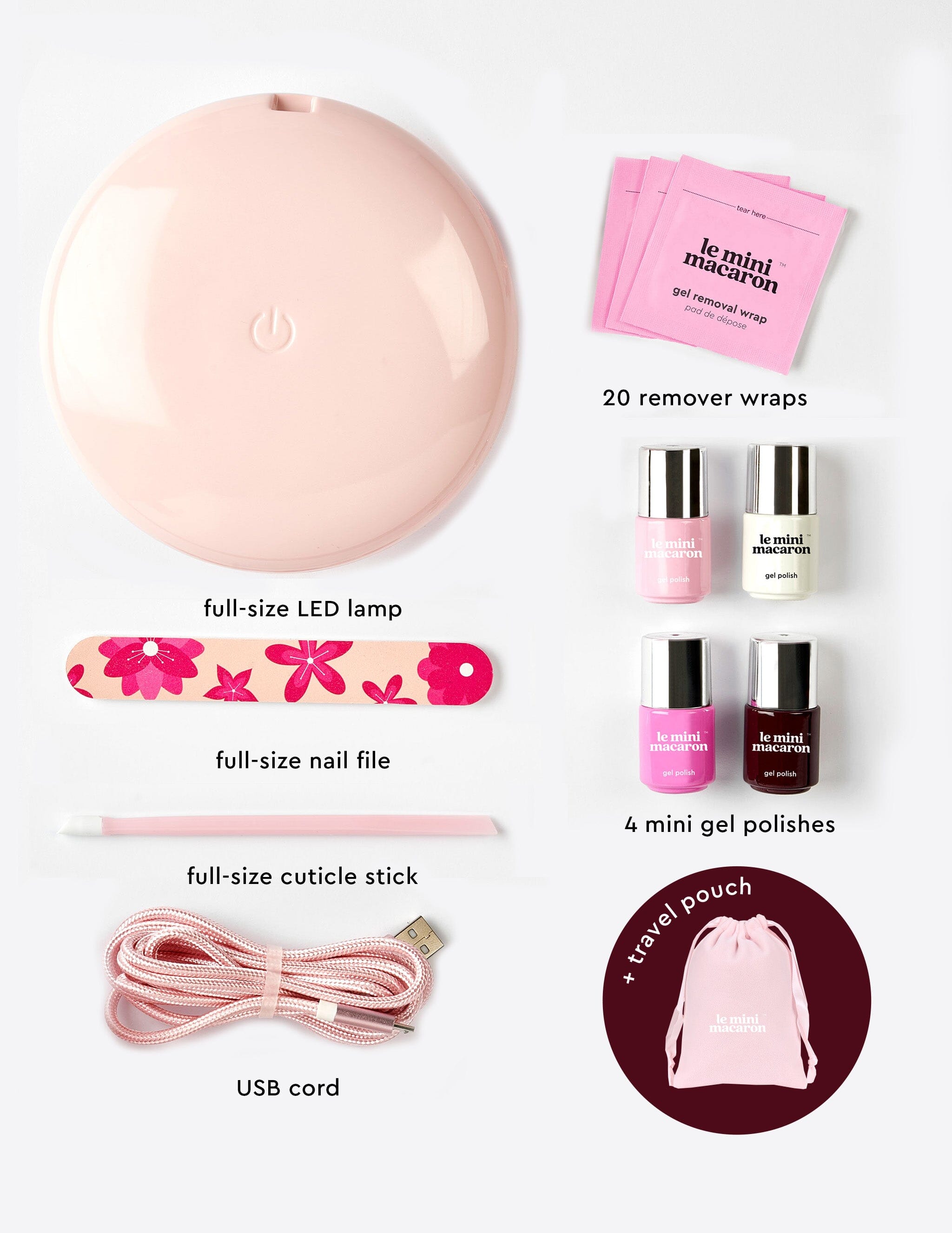 Maxi La Vie En Bloom - Gel Manicure Kit - Le Mini Macaron