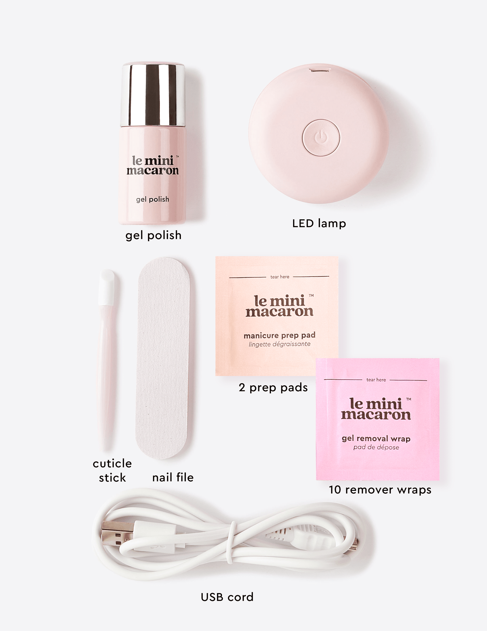 Coconut Yogurt - Gel Manicure Kit - Le Mini Macaron
