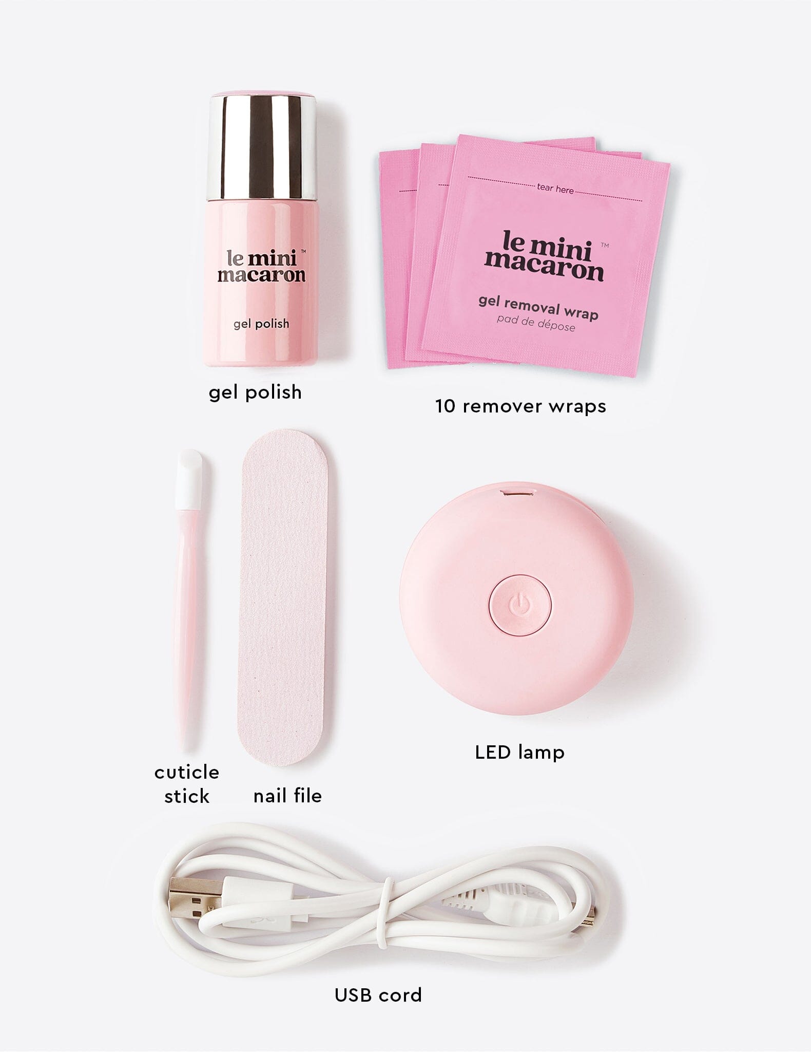 Fairy Floss - Gel Manicure Kit - Le Mini Macaron