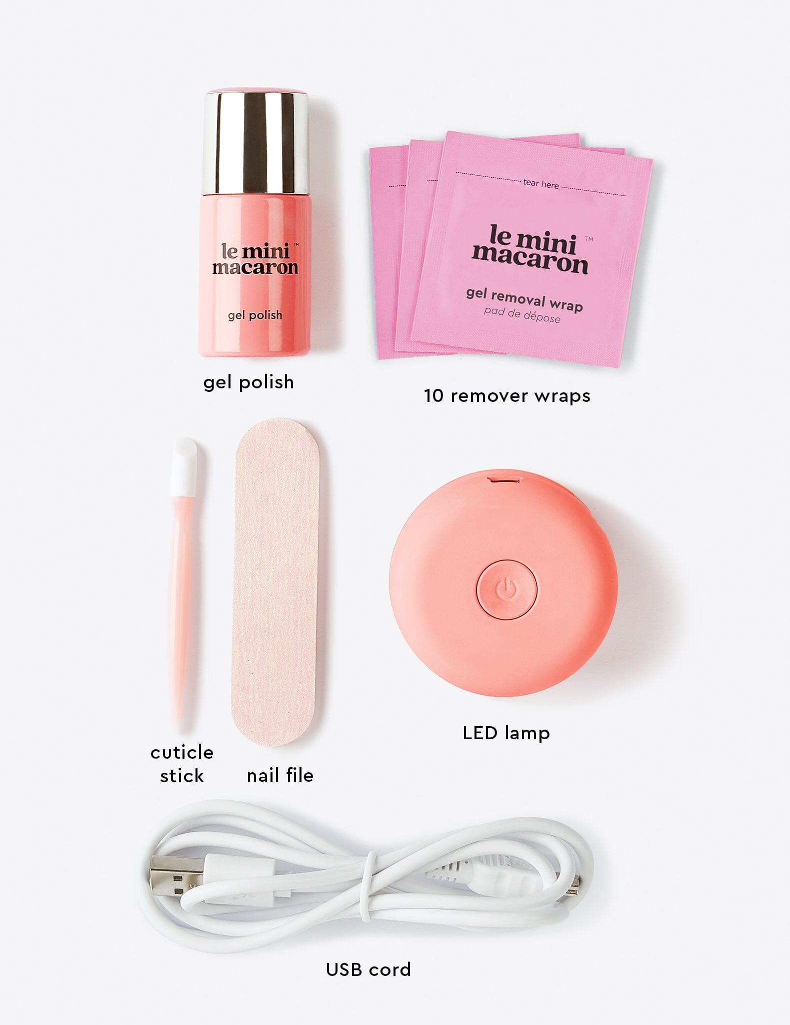 Praline - Gel Manicure Kit - Le Mini Macaron