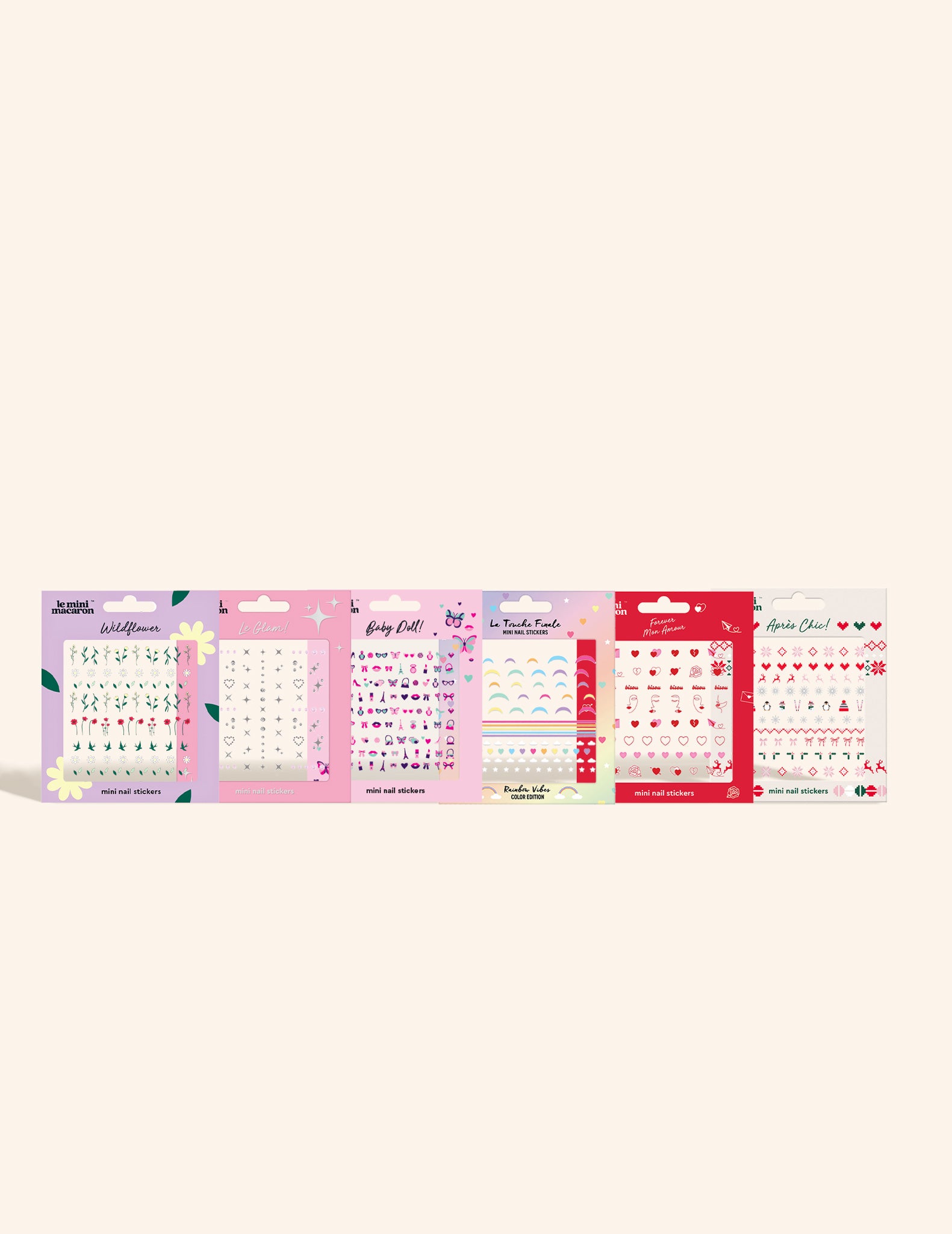 Festive Nail Stickers Bundle