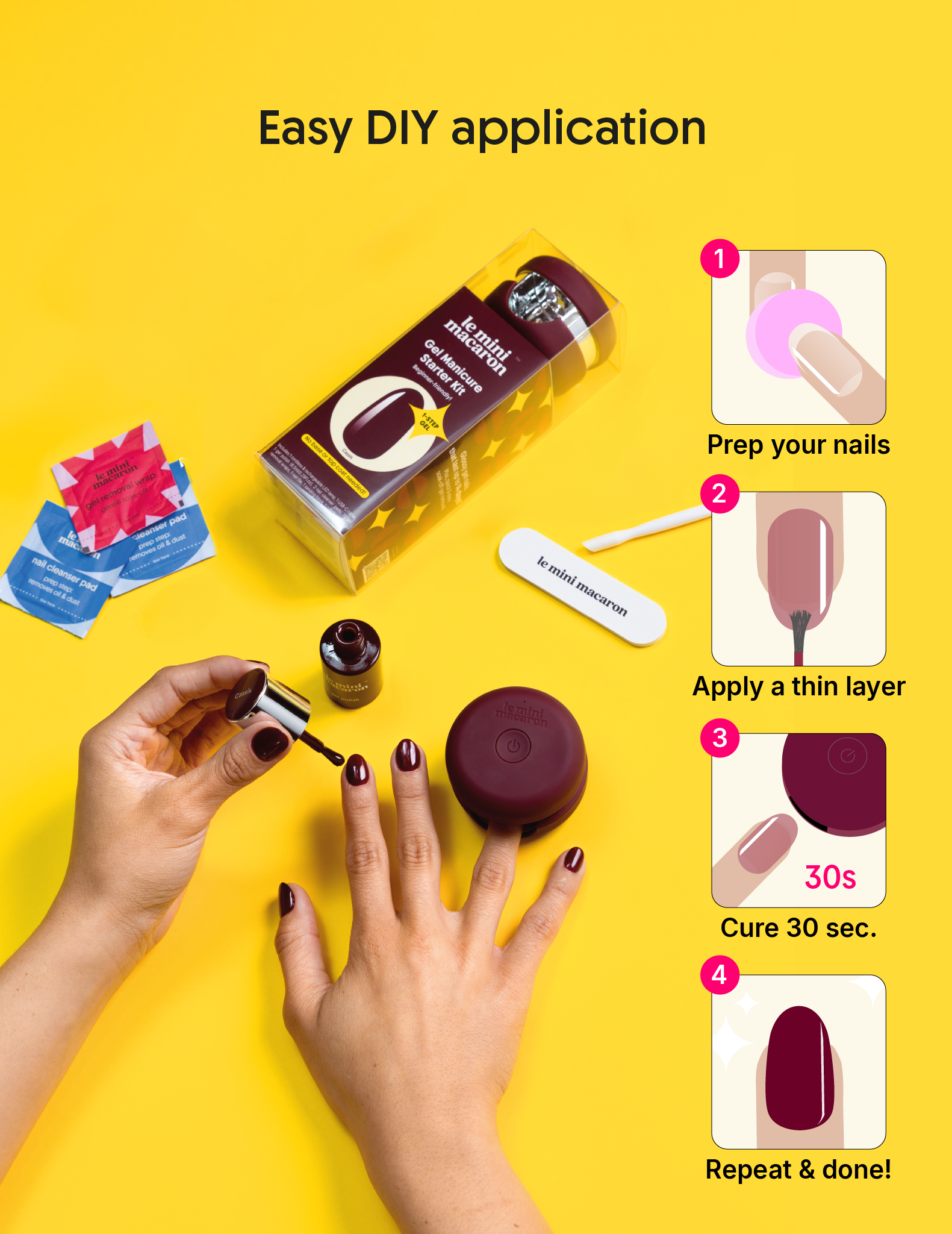 Cassis - Gel Manicure Kit