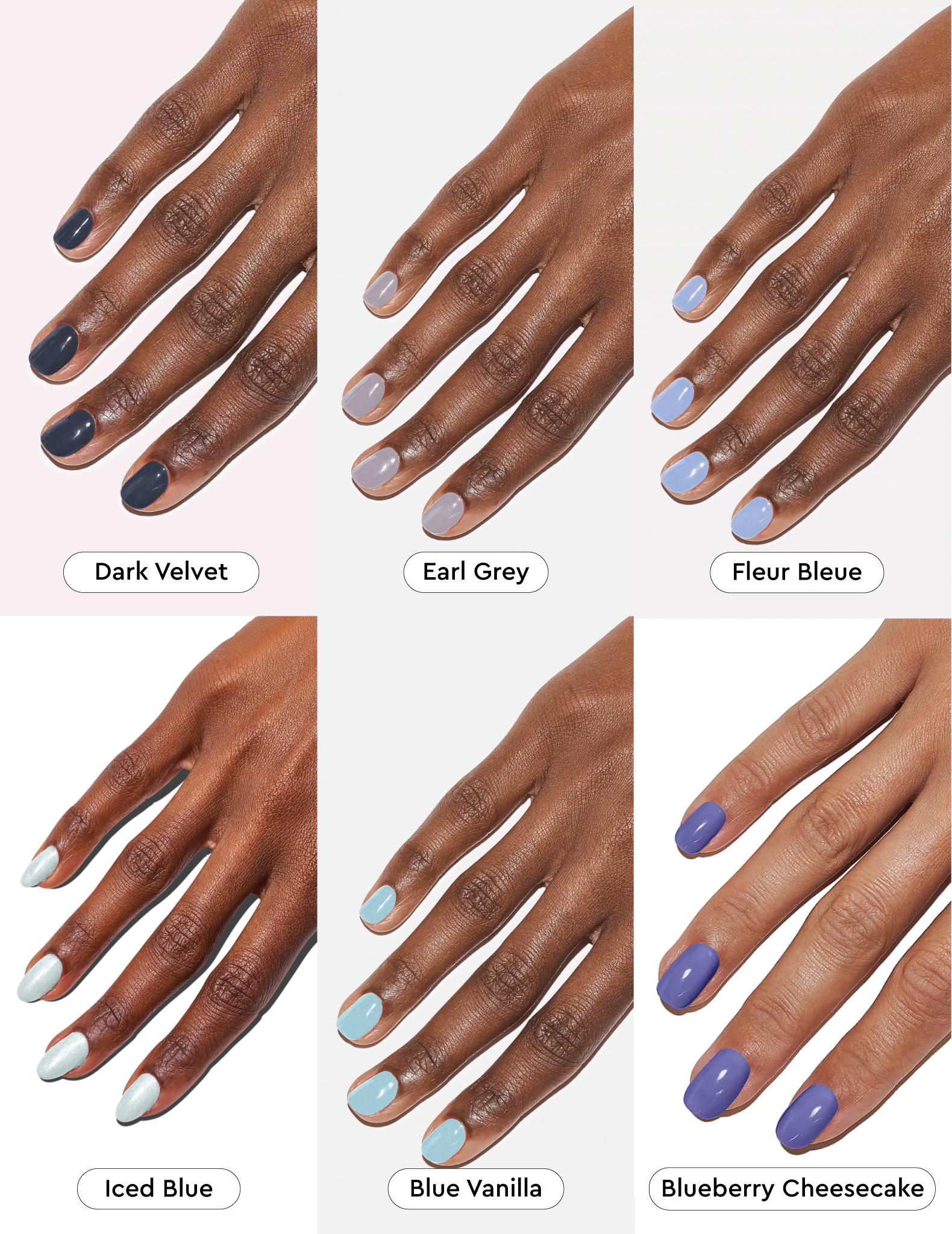 Blues & Grays - Gel Polish Bundle