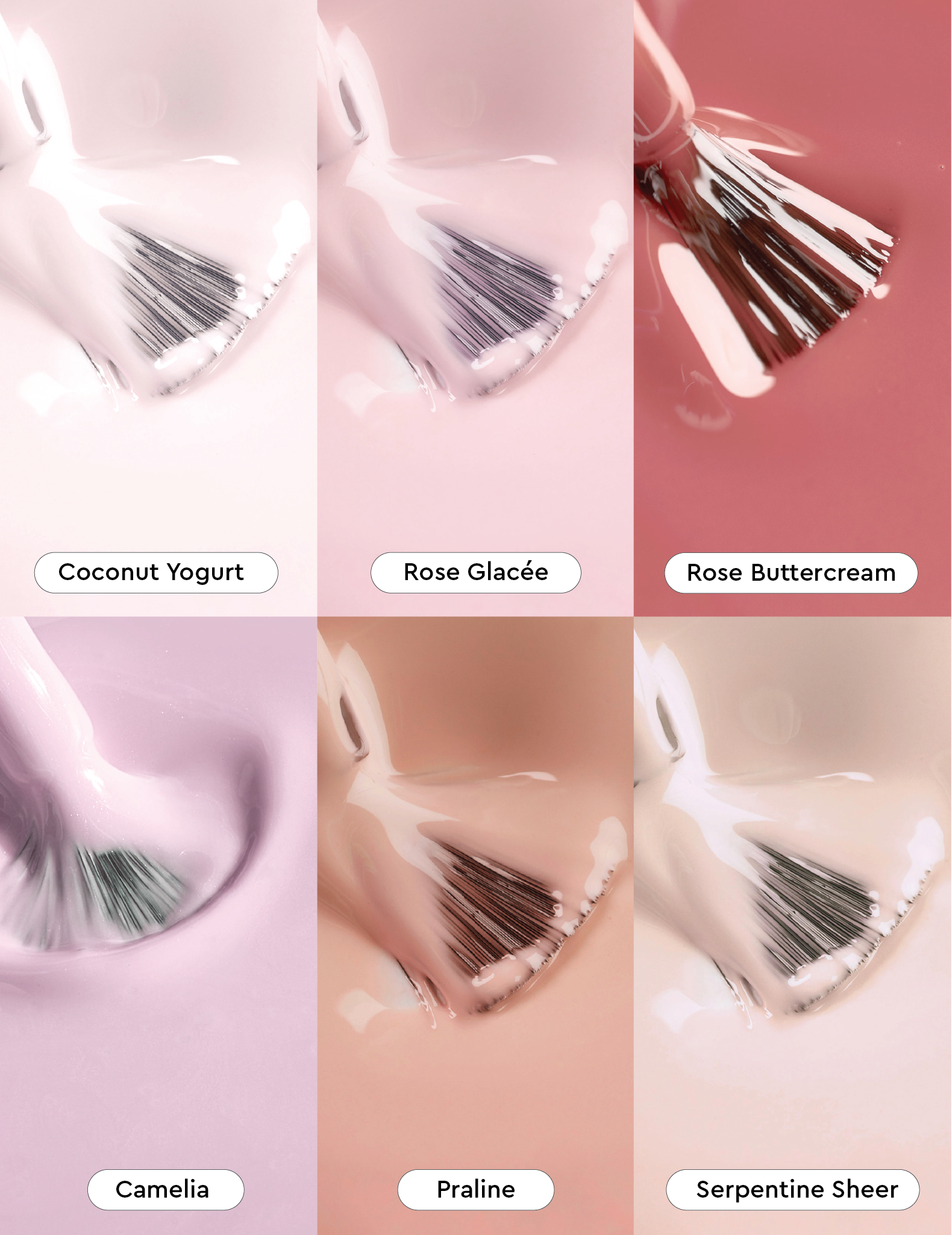 Nudes y Neutros Claros y Medios - Set de Esmaltes Semipermanentes