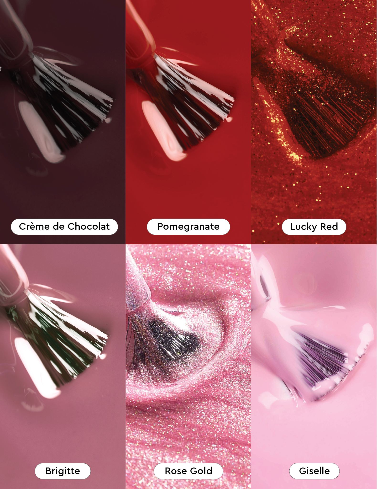 Rouges et Roses – Set de Vernis Semi-Permanents