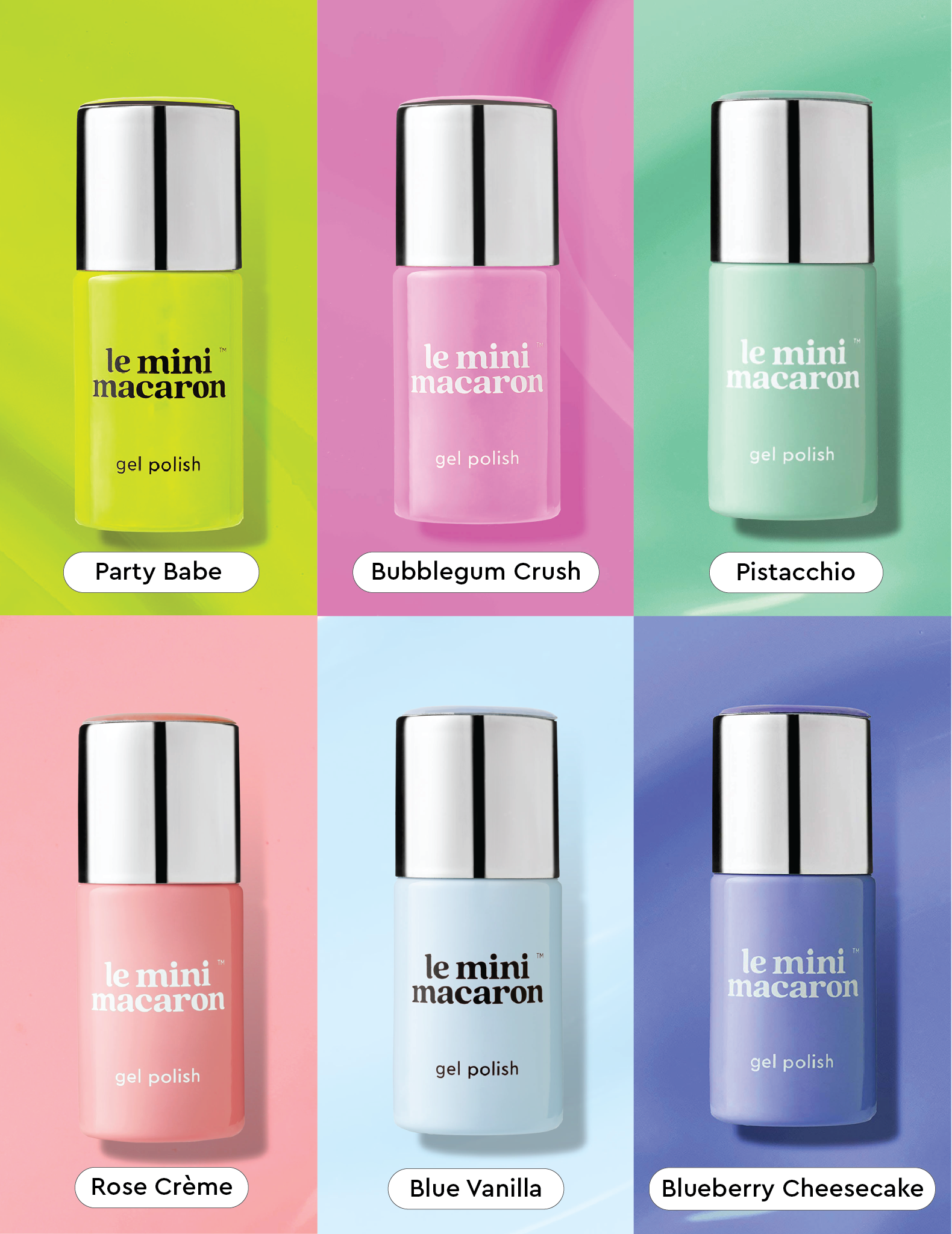 Teintes de Printemps - Set de Vernis Semi-Permanents