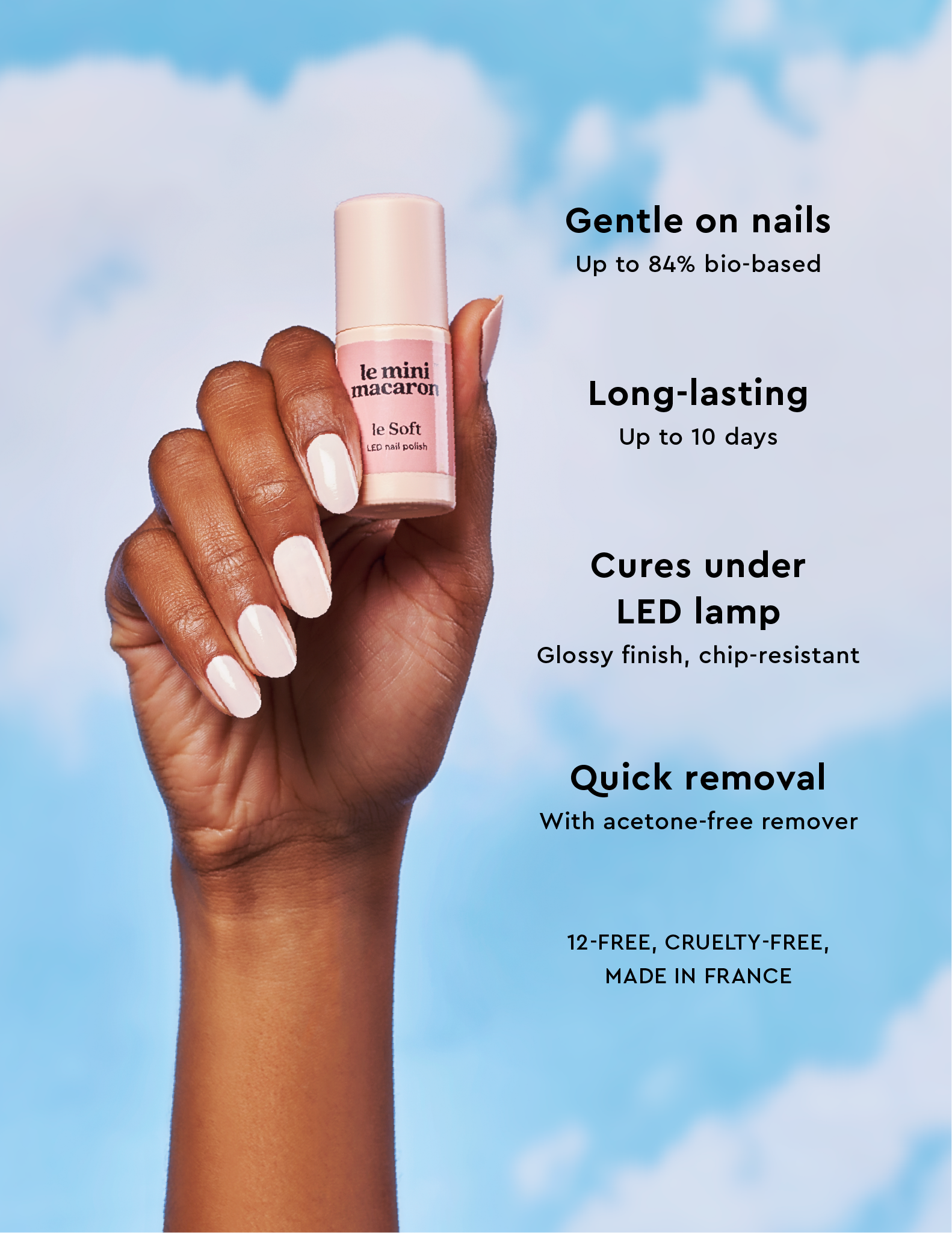 Rouge Coquelicot - Starter Kit de Vernis LED