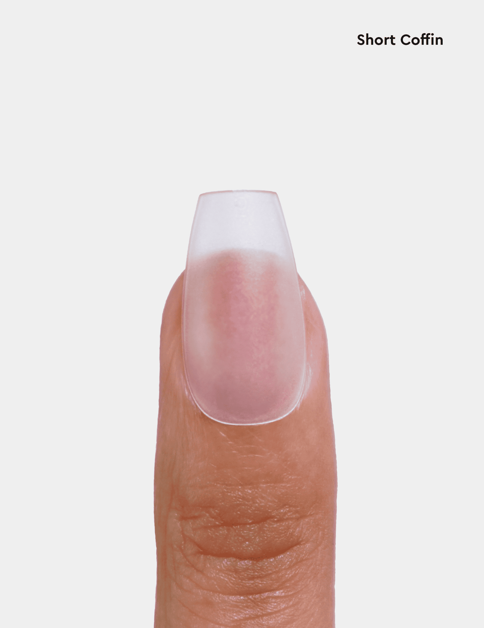 Soft Gel Tips - Short Coffin