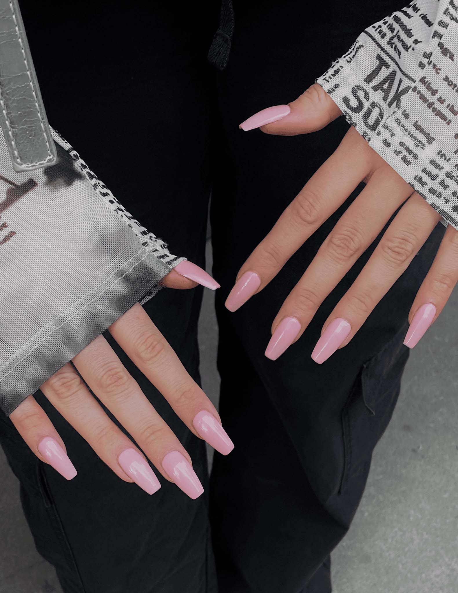 Soft Gel Tips - Medium Coffin