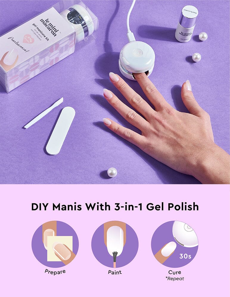 Pearlescence - Gel Manicure Kit - Le Mini Macaron