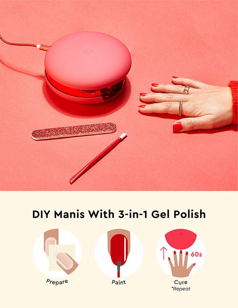 Maxi Rouge & Moi - Gel Manicure Kit - Le Mini Macaron