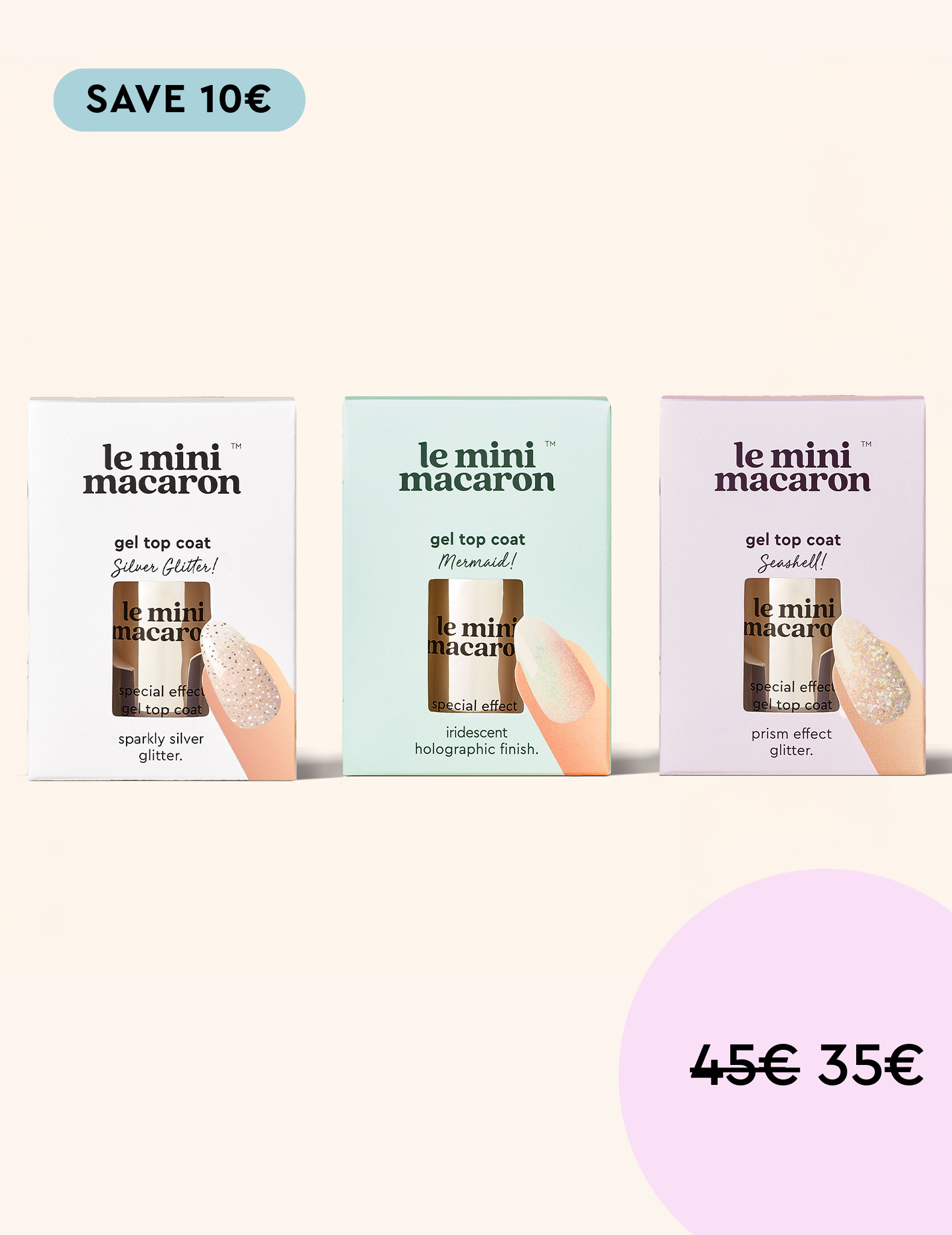 Gel Top Coat Trio Bundle