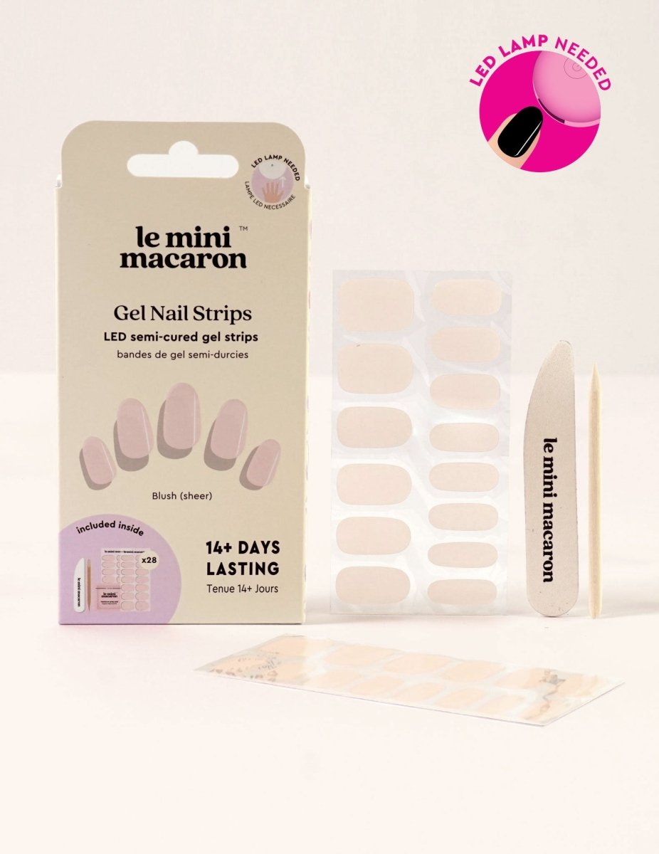 Gel Nail Strips - Blush - Gel Nail Strips
