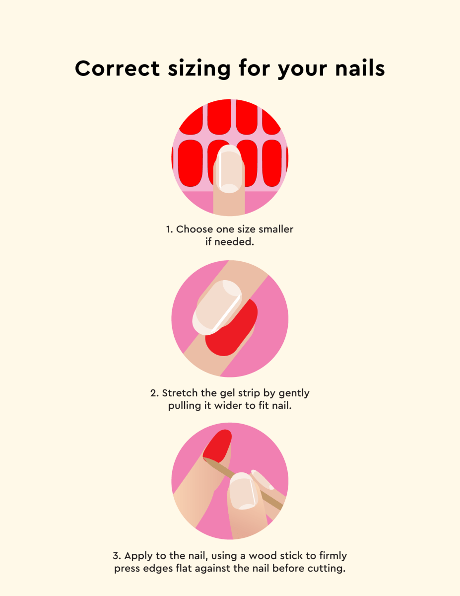 Gel Nail Strips - Cherry Red - Gel Nail Strips