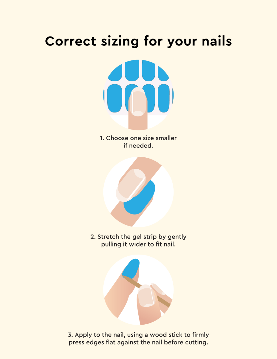 Gel Nail Strips - Denim Blue - Gel Nail Strips