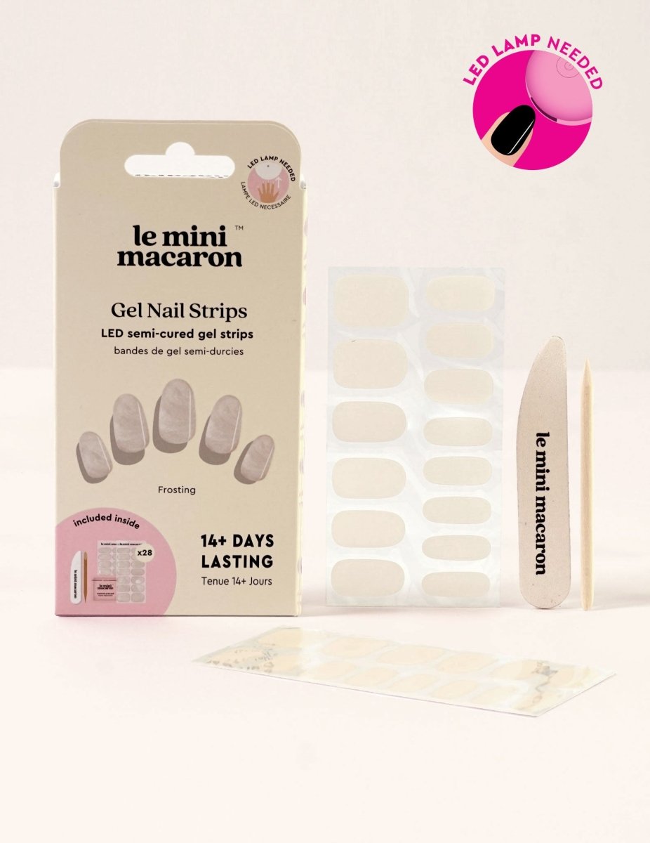 Gel Nail Strips - Frosting - Gel Nail Strips