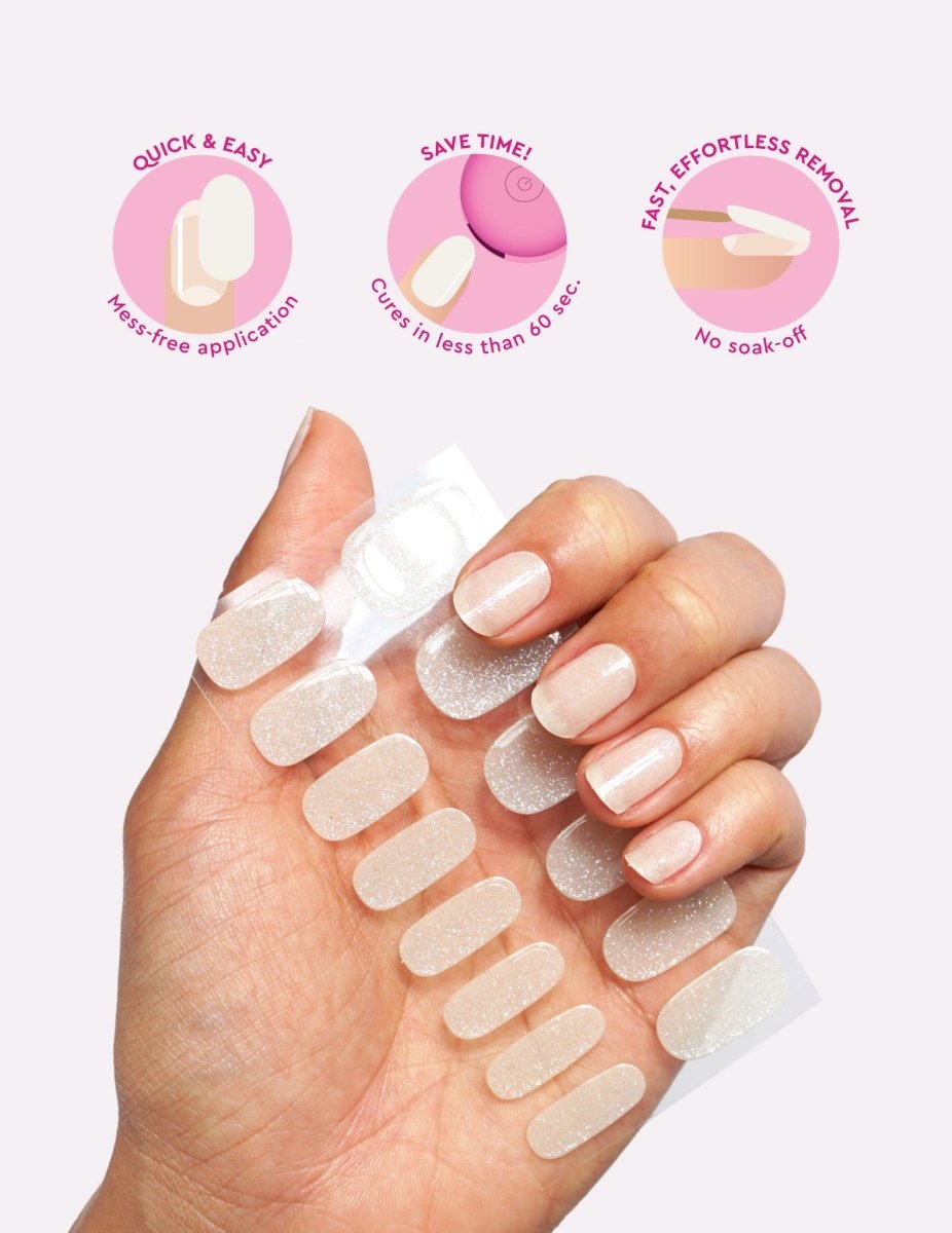 Gel Nail Strips - Frosting - Gel Nail Strips