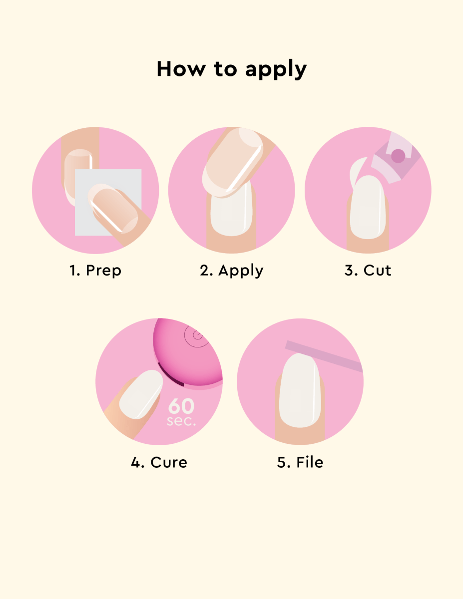 Gel Nail Strips - Frosting - Gel Nail Strips