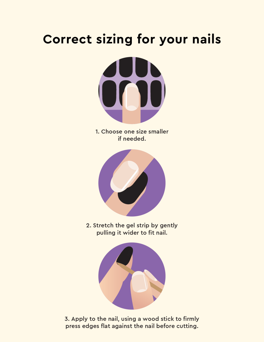 Gel Nail Strips - Licorice - Gel Nail Strips