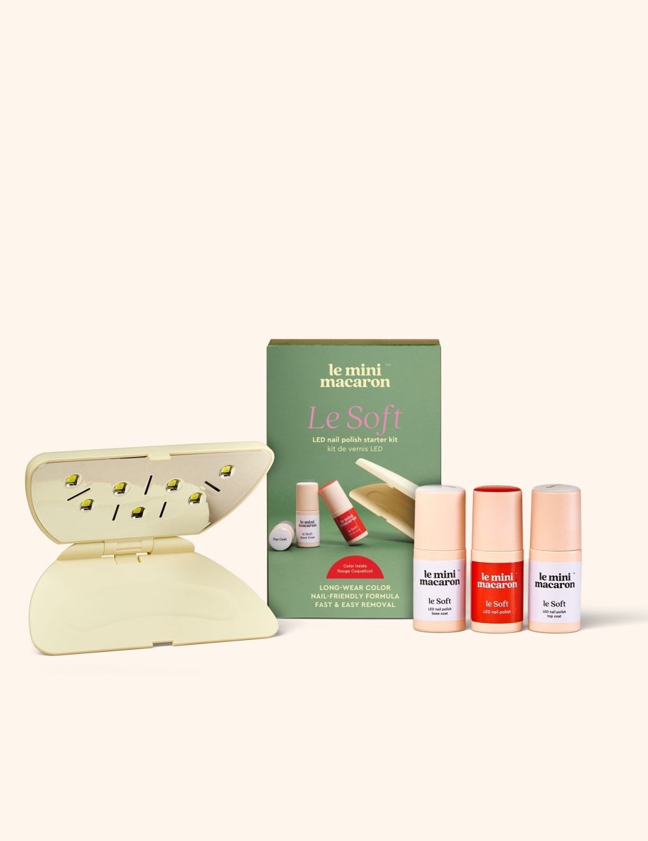 Rouge Coquelicot - LED Polish Starter Kit - LED Gel Manicure Kit