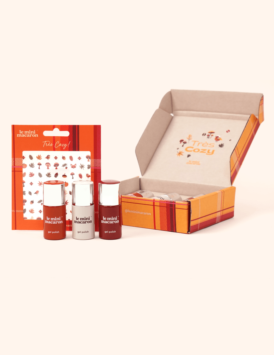 Très Cozy - Gel Trio & Stickers Bundle - Gel Polish Sets