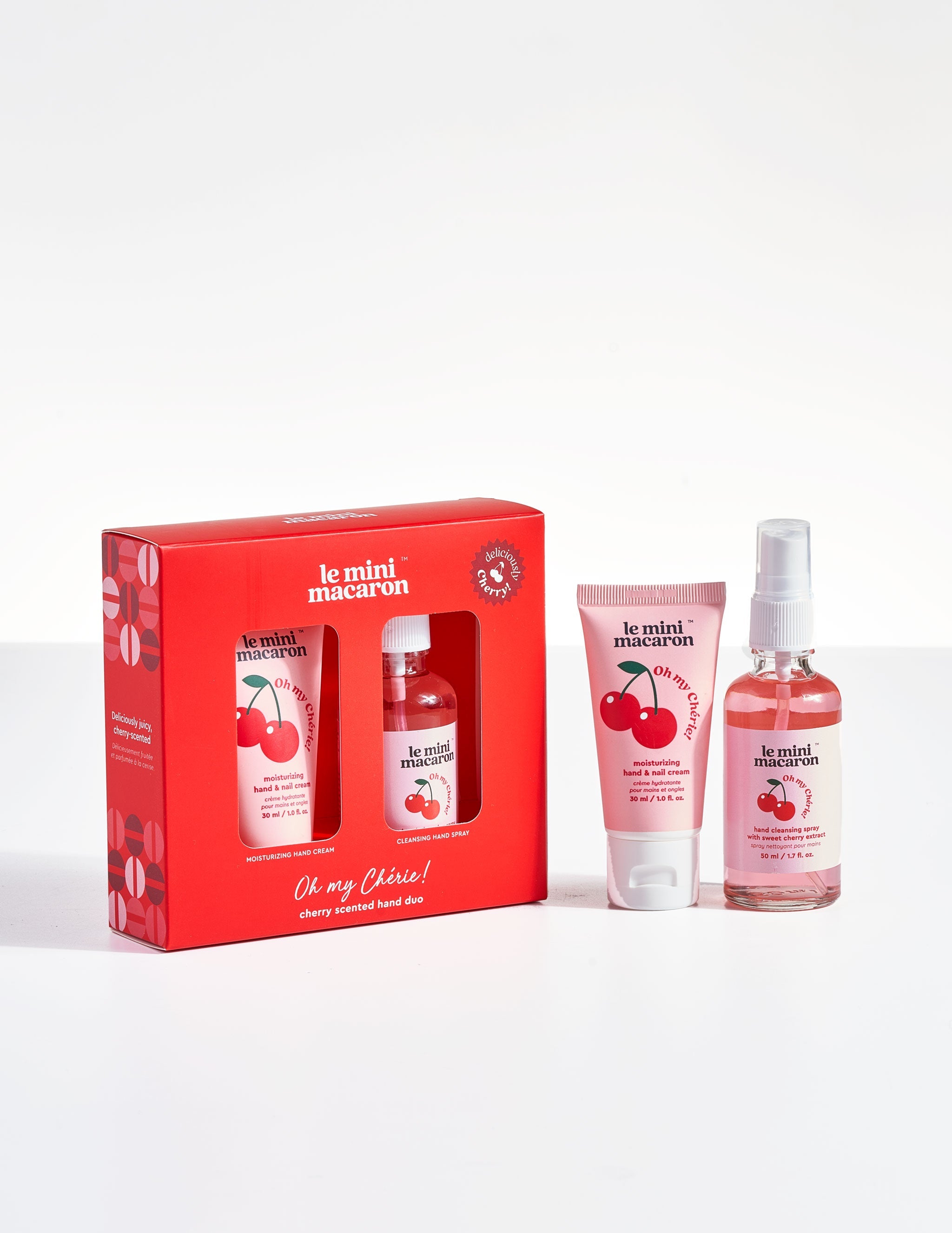 Oh My Chérie - Cherry Scented Hand Duo - Le Mini Macaron
