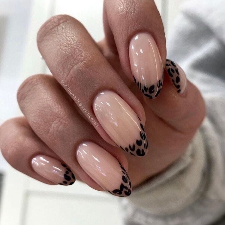 Leopard nails step by step - Le Mini Macaron Europe