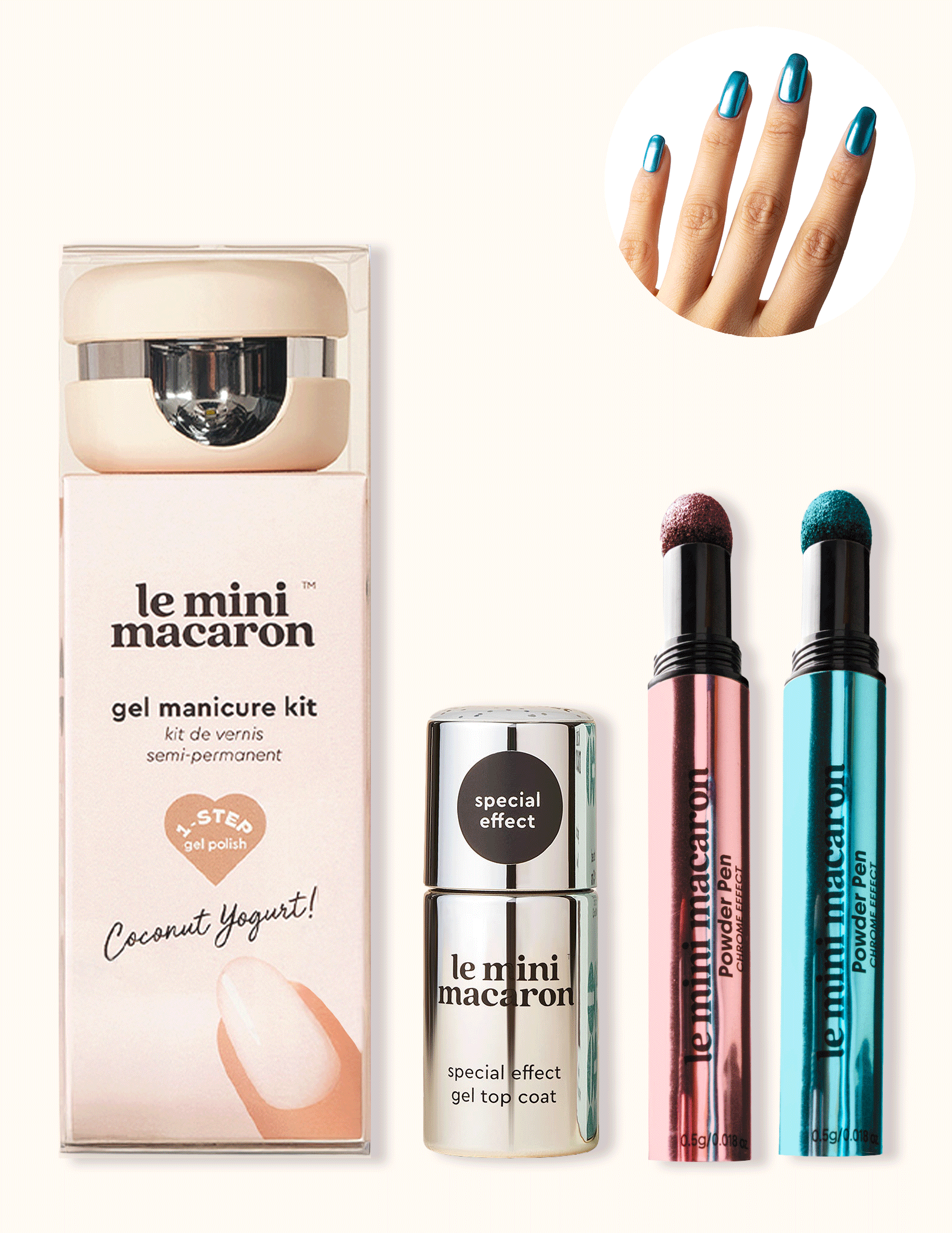 Powder Duo + Mini Kit + Top Coat