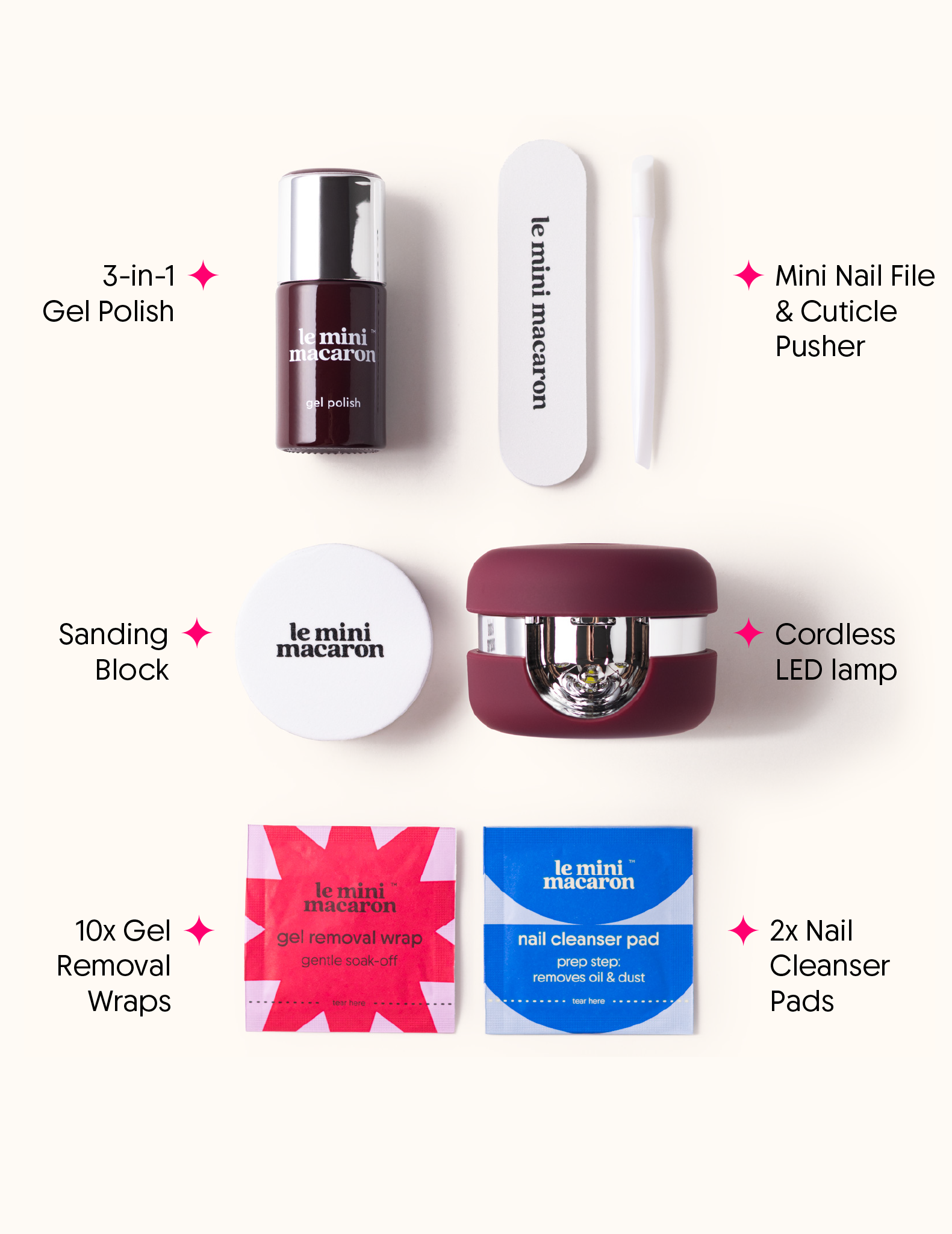 Cassis - Cordless Gel Manicure Kit