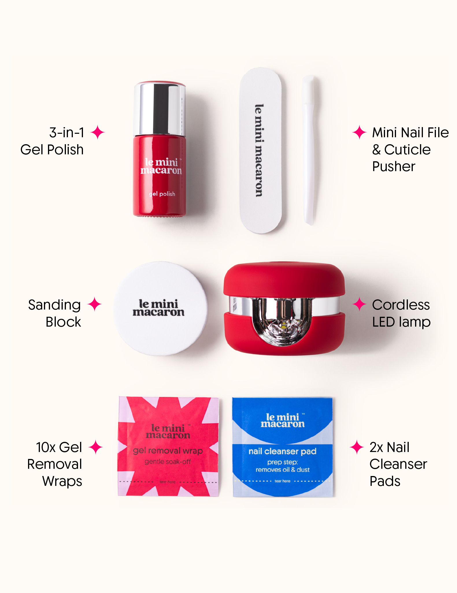 Cherry Pop - Cordless Gel Manicure Kit