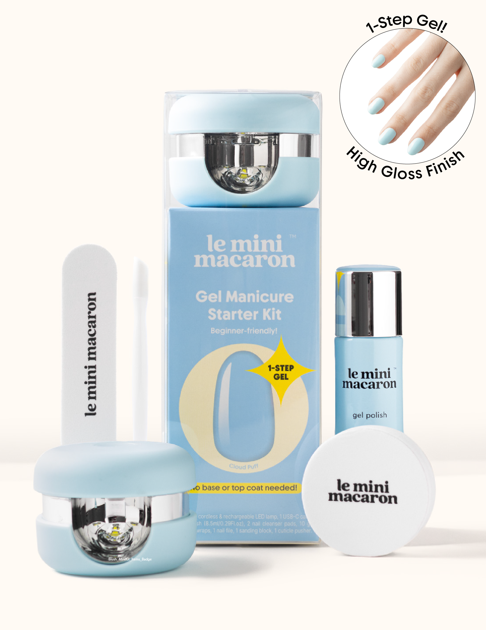 Cloud Puff - Cordless Gel Manicure Kit
