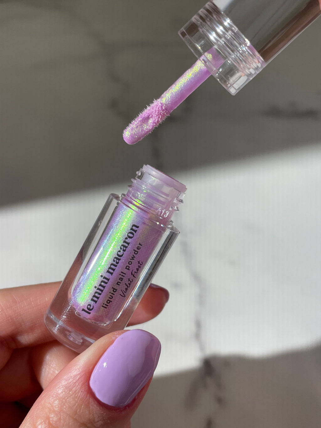 Violet Frost - Liquid Nail Powder - Le Mini Macaron Europe
