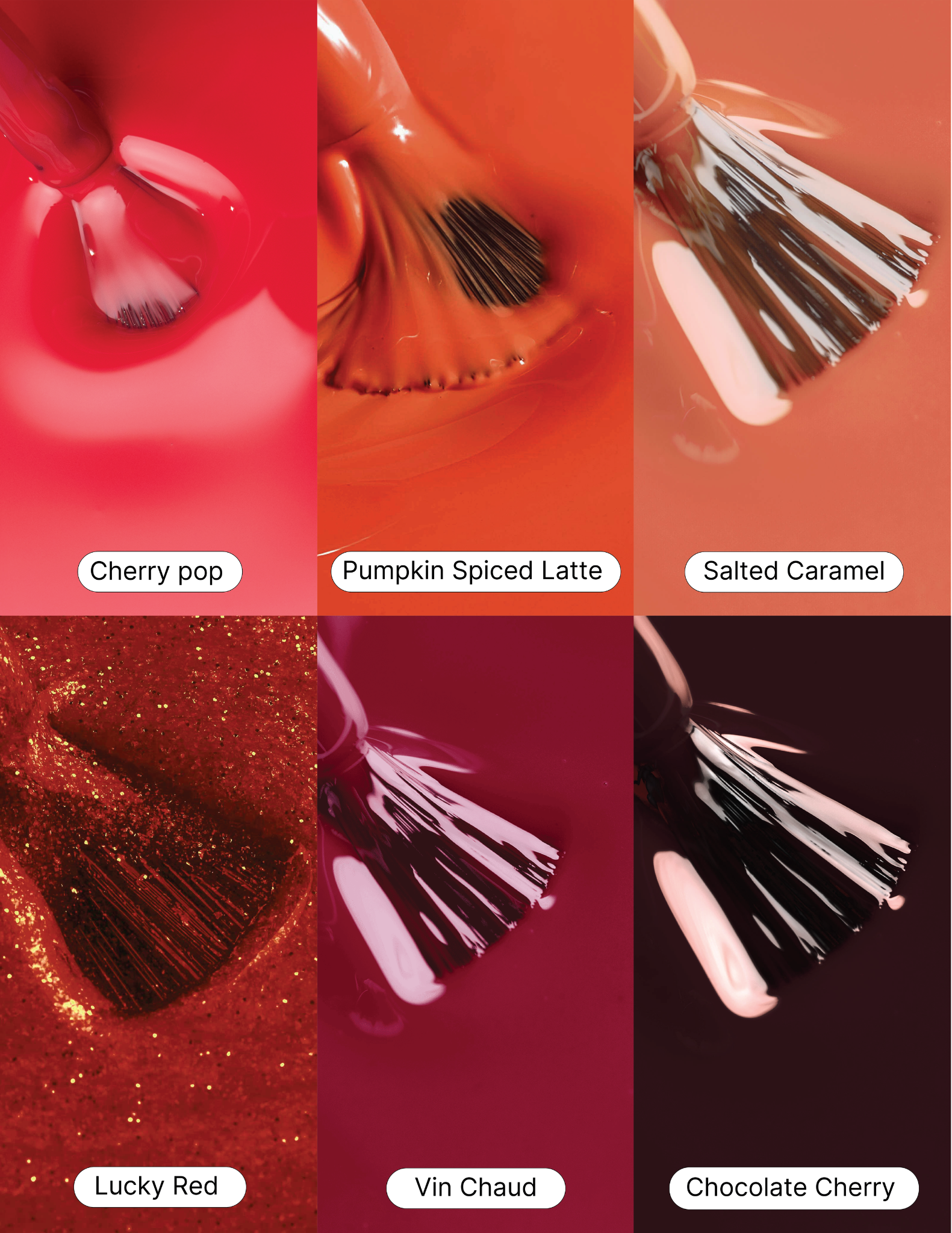 Main Character Reds - Gel Polish Bundle