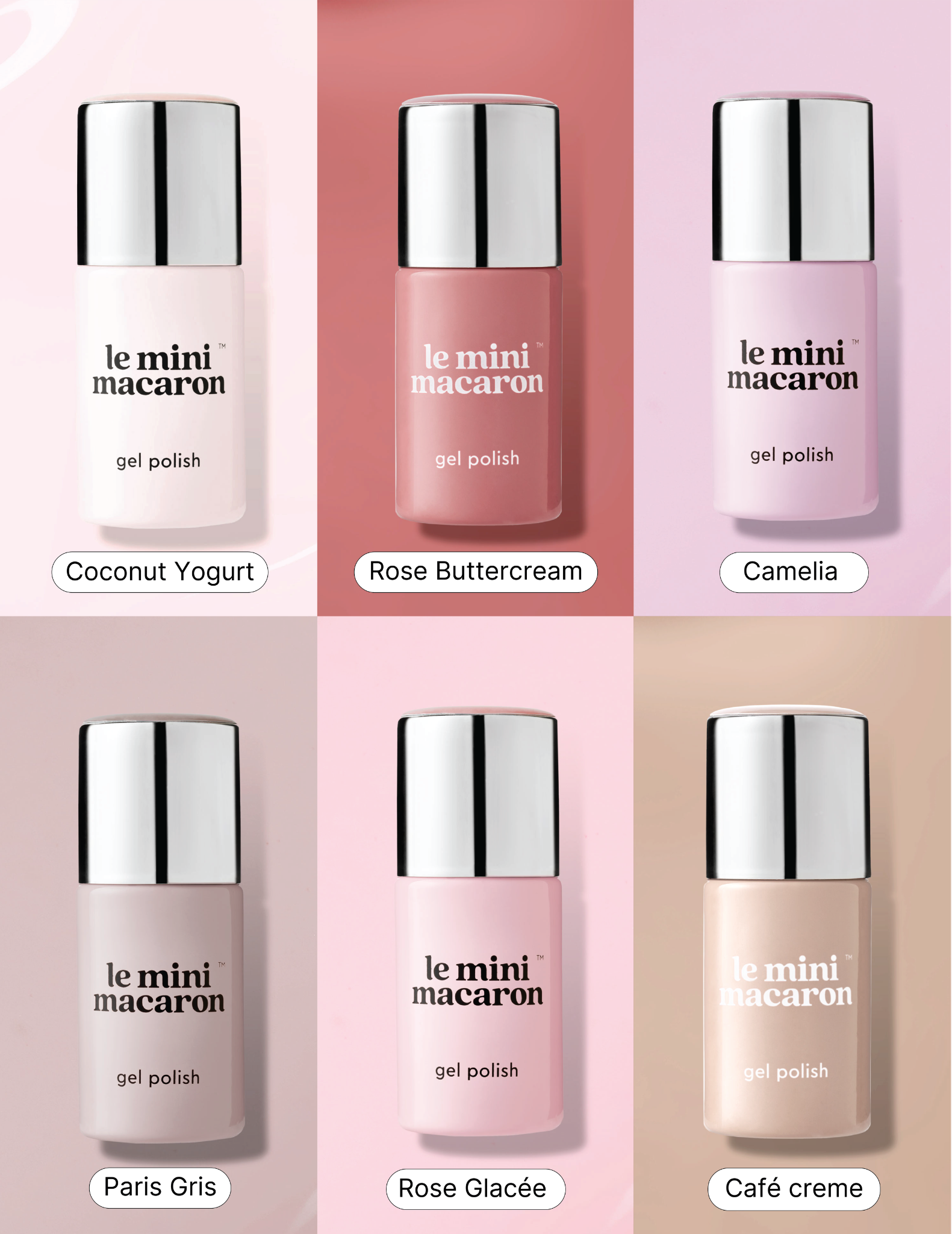Lights & Medium Nudes – Gel Polish Bundle