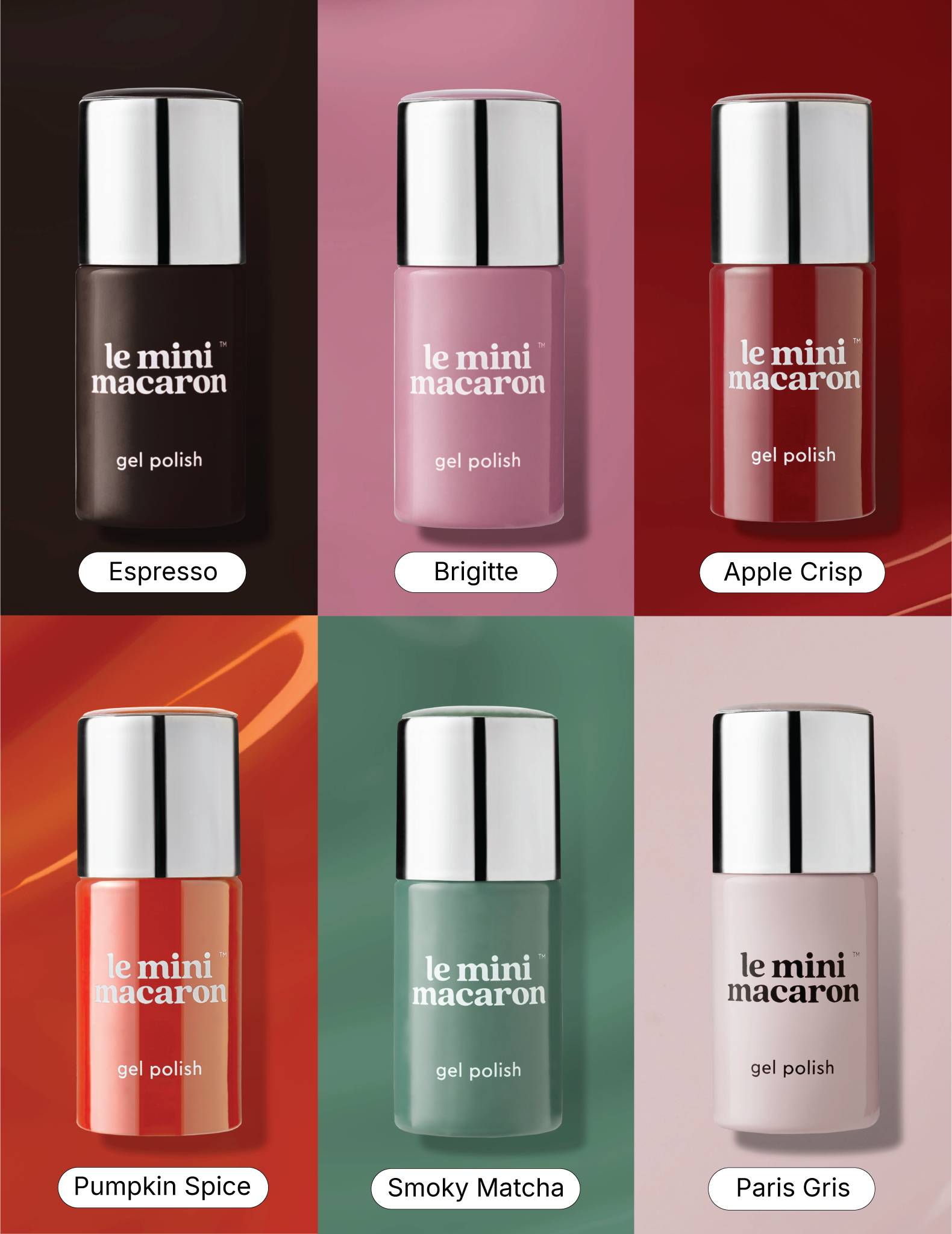 Teintes de Printemps - Set de Vernis Semi-Permanents