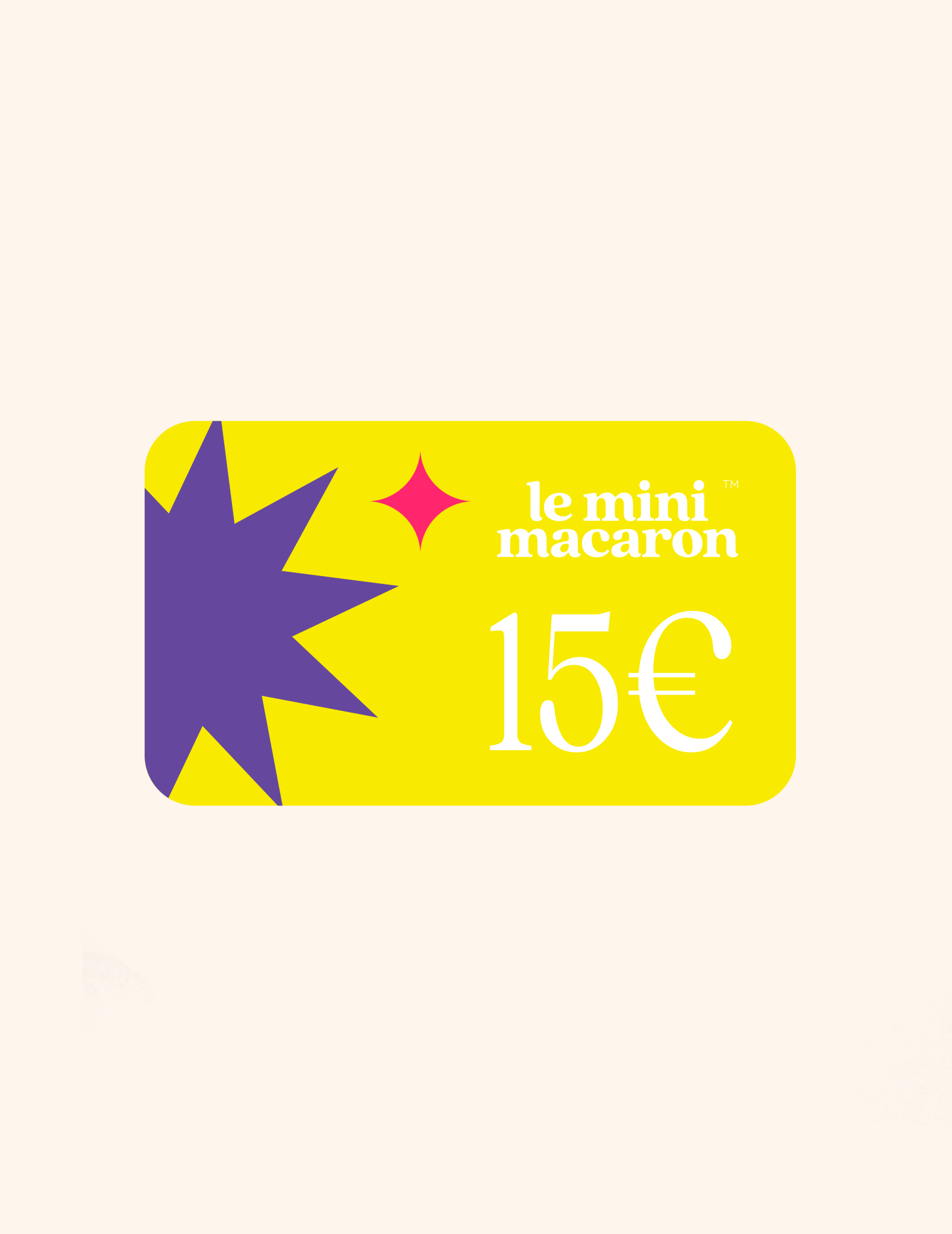 Le Mini Macaron Gift Card