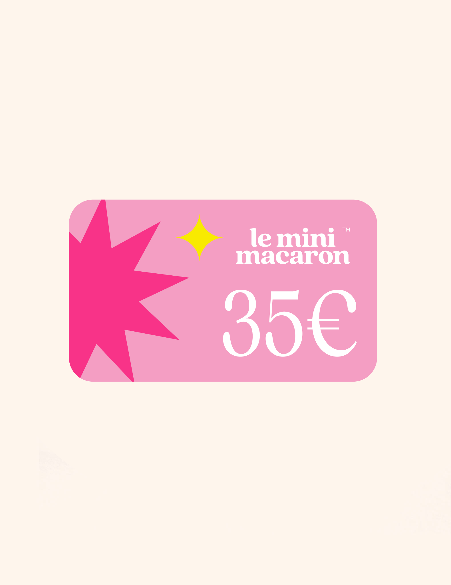 Le Mini Macaron Gift Card