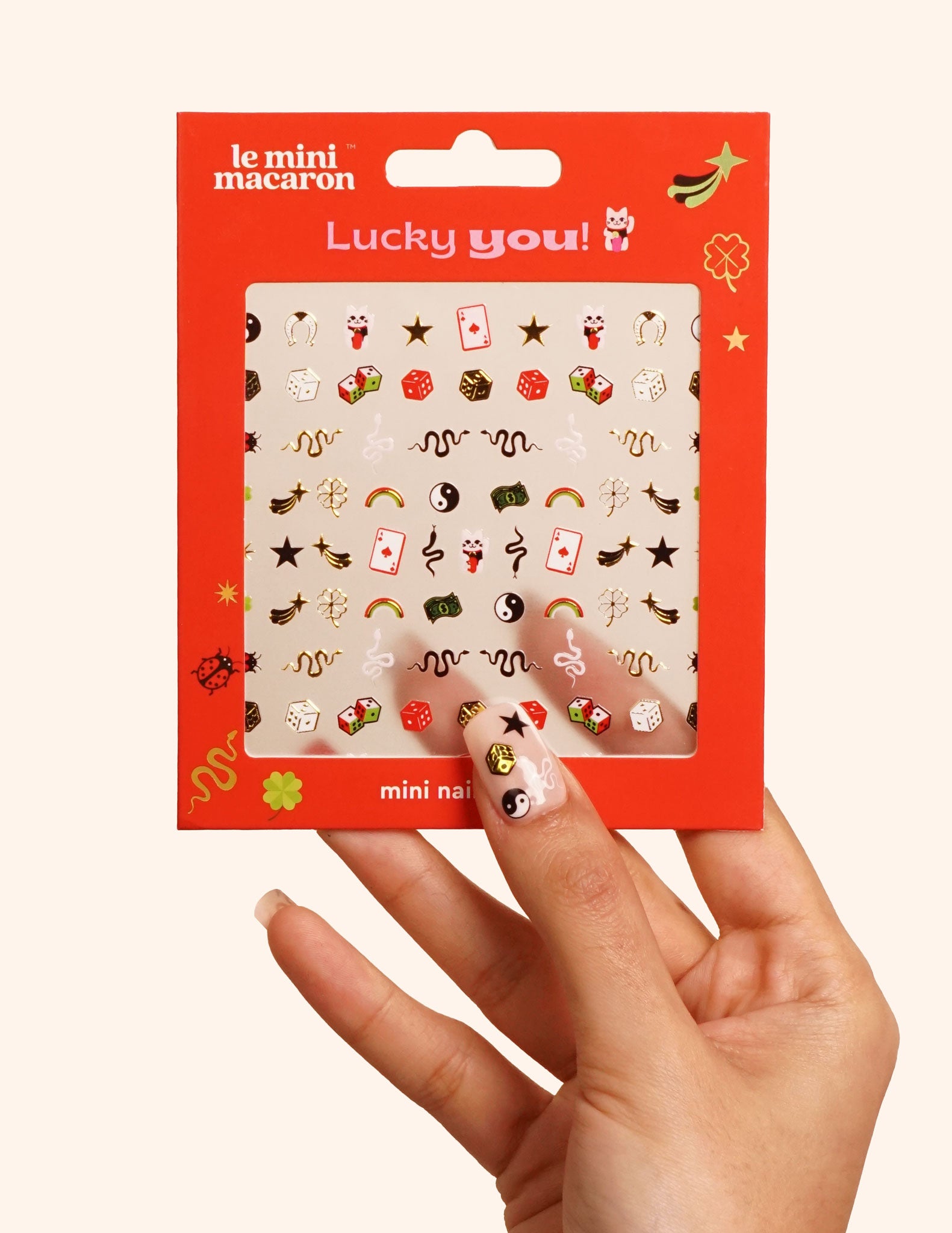 Lucky You - Mini Stickers pour les Ongles