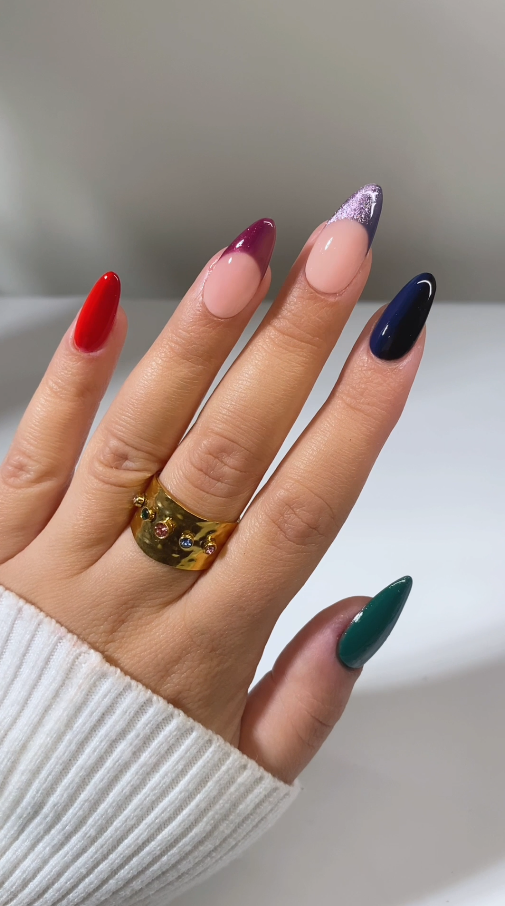 Midnight Magnetism Nails