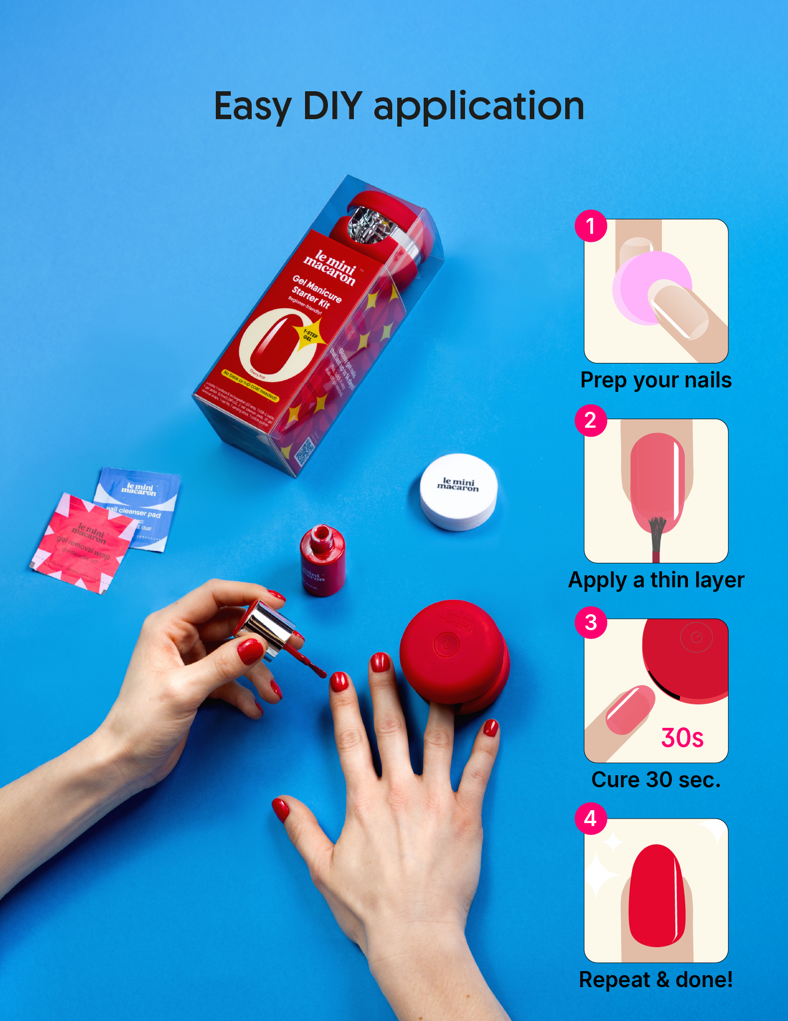 Cherry Pop - Gel Manicure Kit