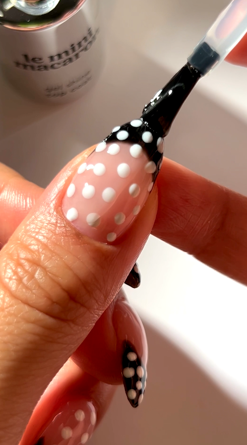 Polka-Dotted French Tips